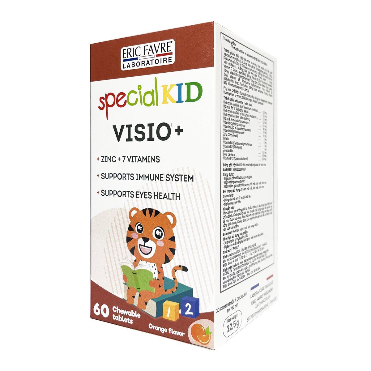  Special Kid Visio+ - Hỗ trợ đôi mắt khỏe mạnh [Hộp 60 viên – Nhập khẩu Pháp] 