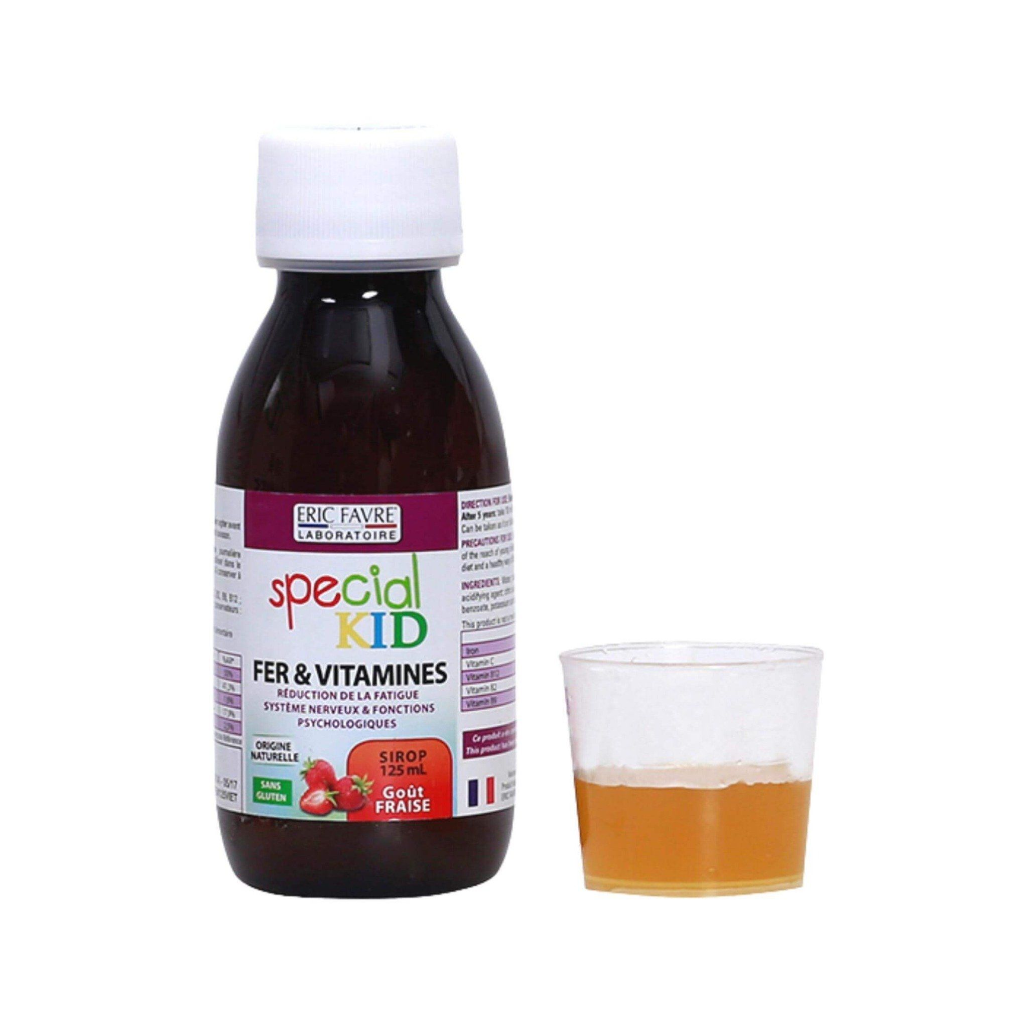  Special Kid Fer et Vitamines - Bổ sung Sắt, giúp giảm thiếu máu do thiếu Sắt [Nhập khẩu Pháp] 