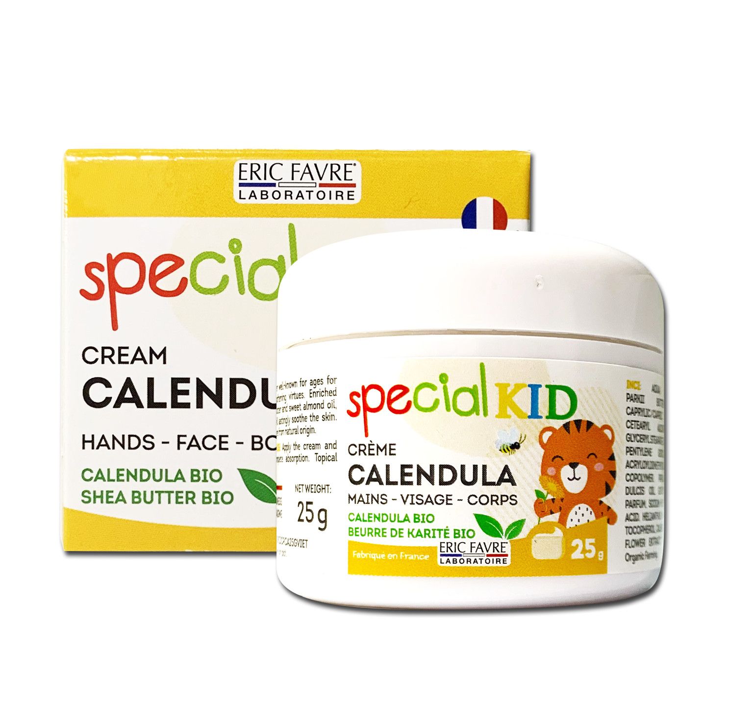  Special Kid Calendula Cream - Kem dưỡng da giúp cung cấp độ ẩm cho da, giúp làm mềm da, giúp da mịn màng  [Nhập khẩu Pháp] 