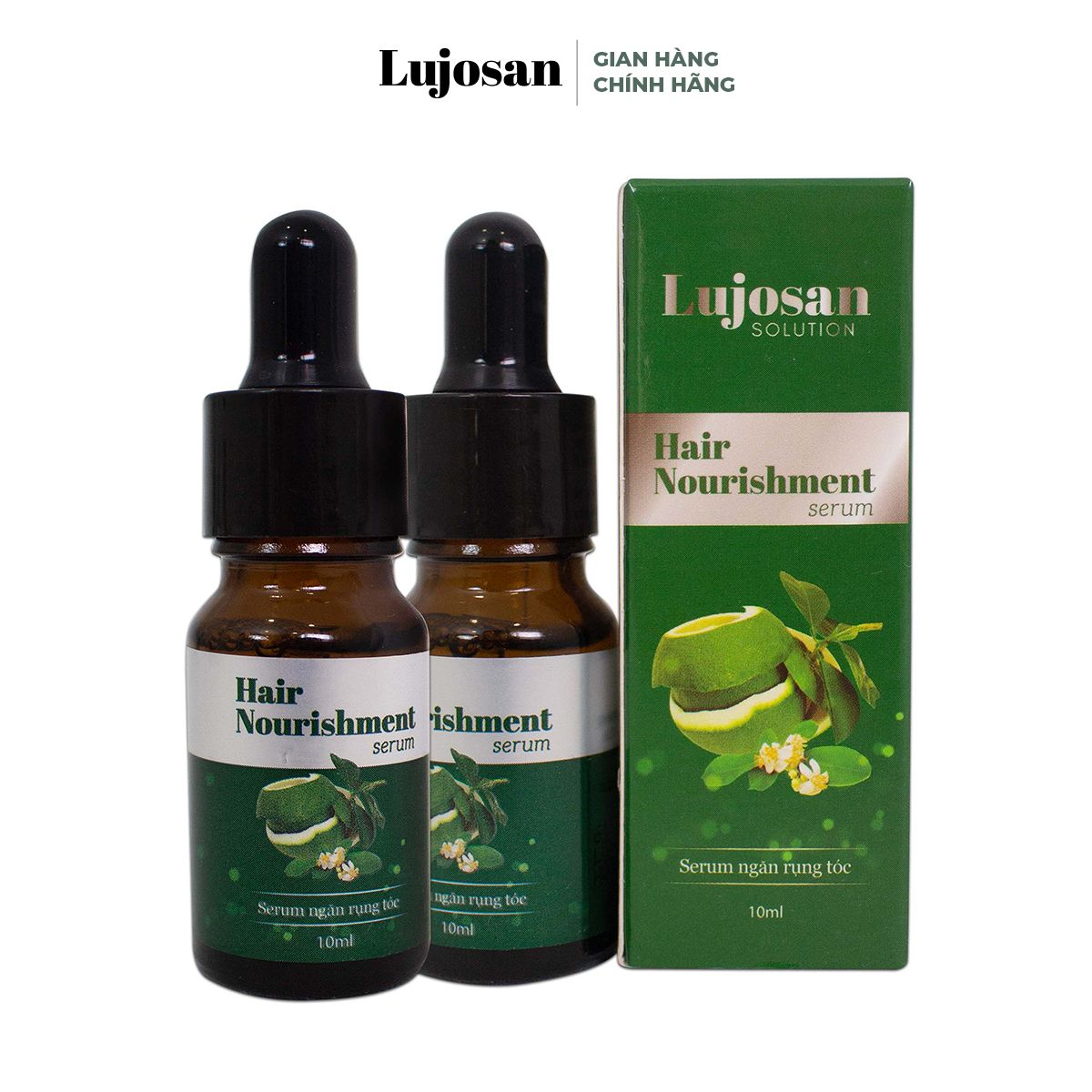 Combo 2 Serum kích thích mọc tóc ngăn ngừa rụng tóc Lujosan 10ml x 2