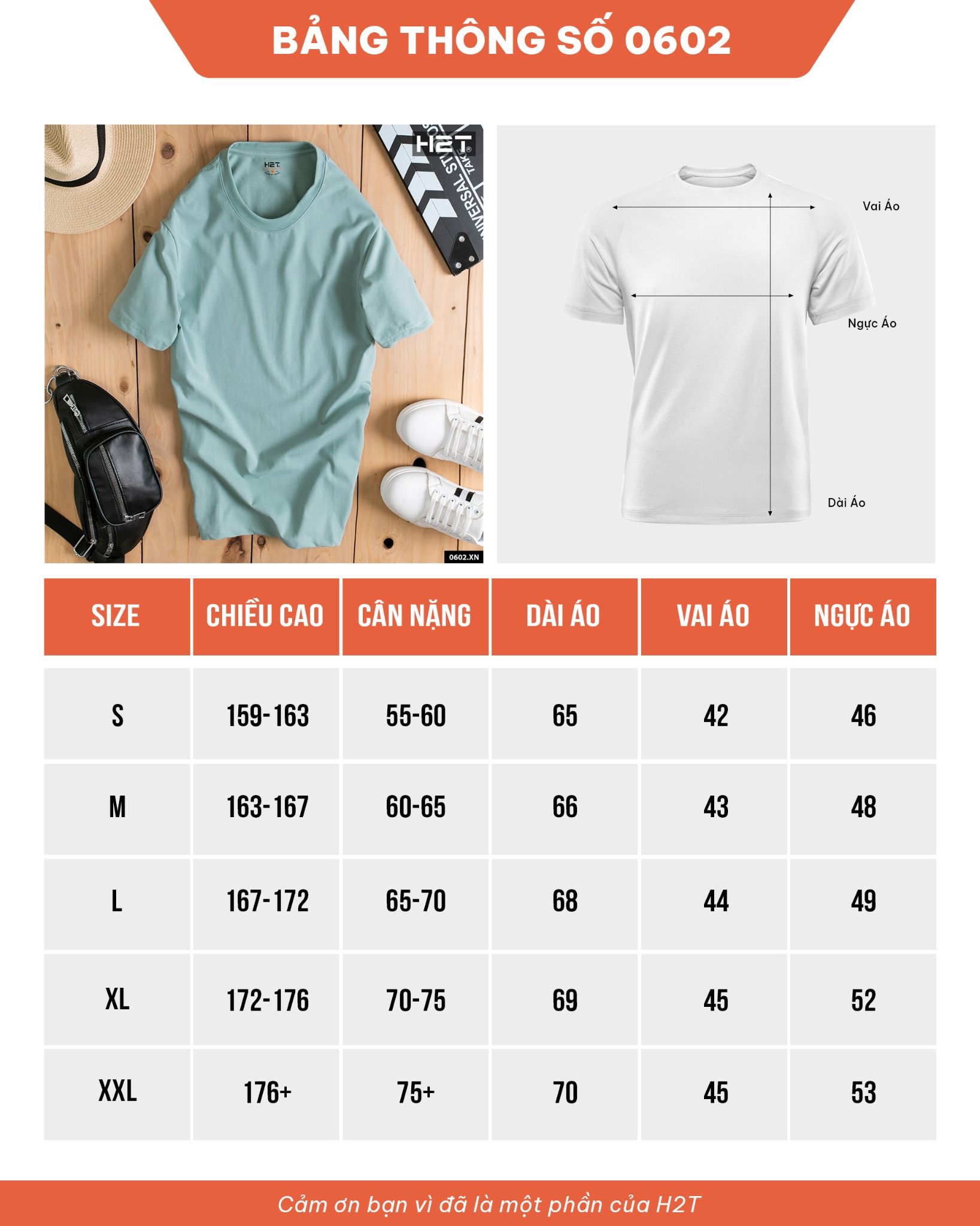 Áo Thun Basic Cổ Tròn 0602