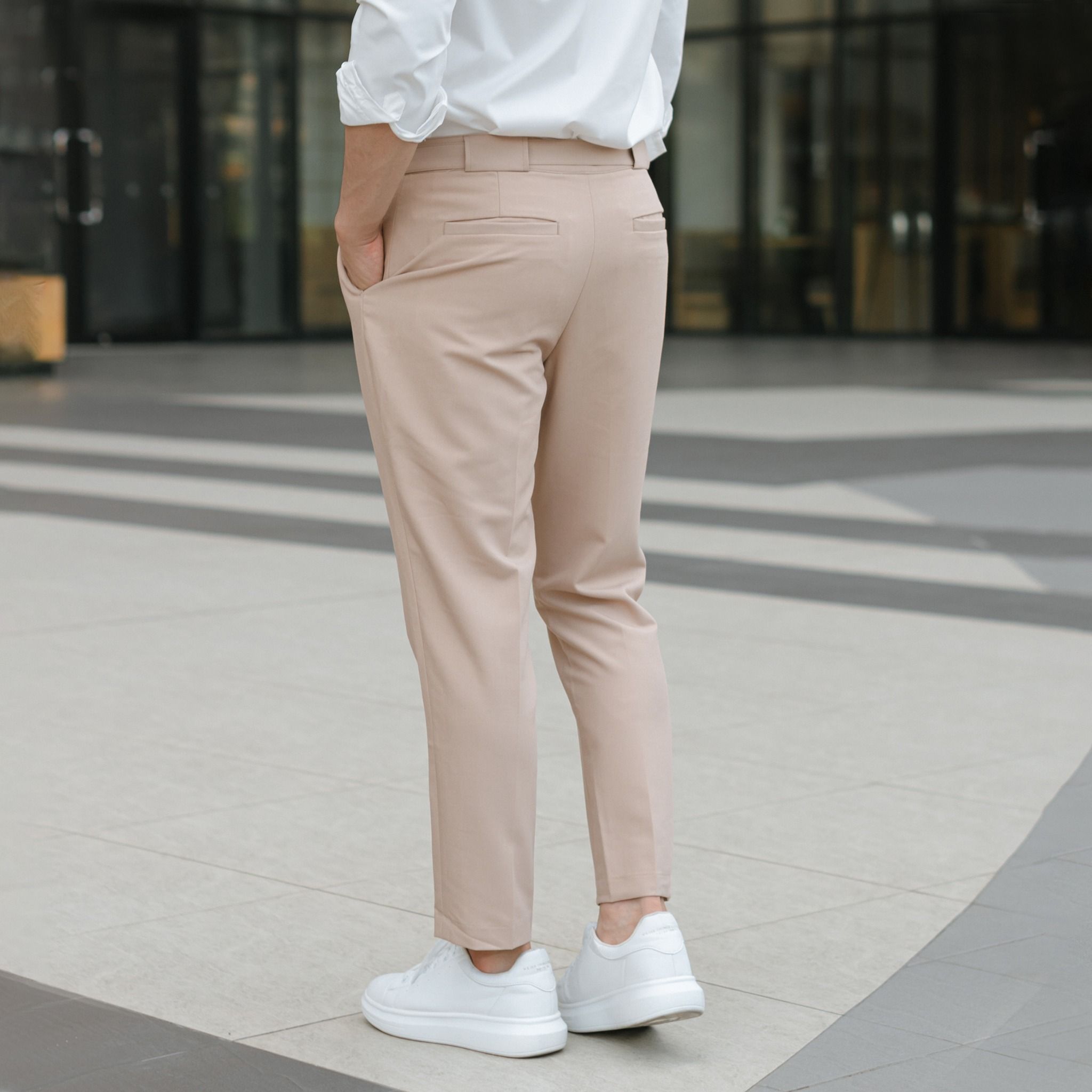  Quần Âu Simwood Belted Pants 1640 