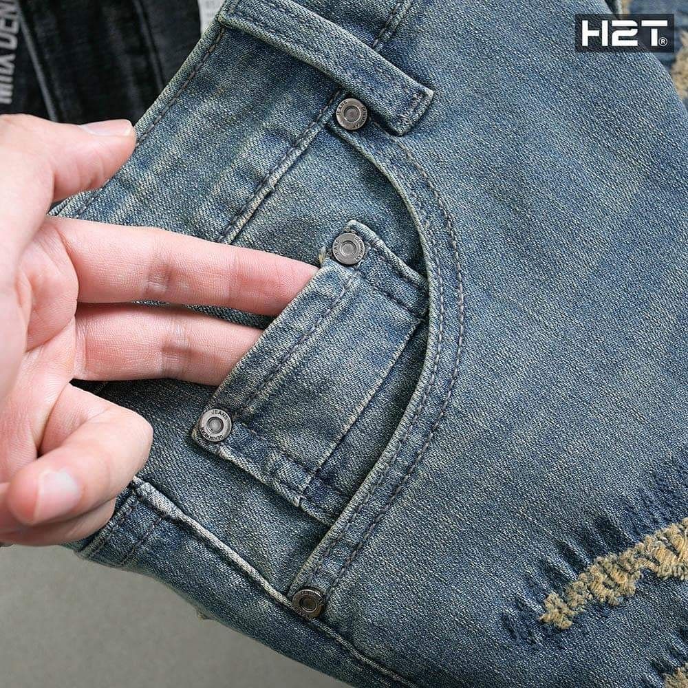 Quần jeans nam rách Q - 0775