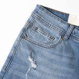  Quần Shorts Light Blue Ripped Slimfit Simwood Denim 1547 