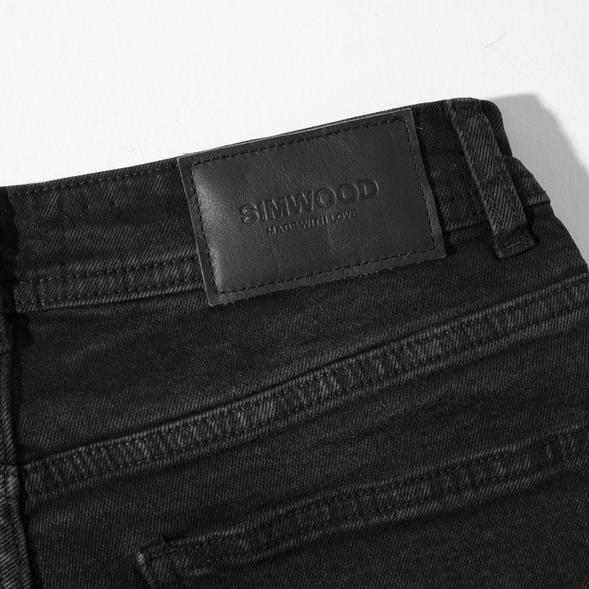  Quần Shorts Jeans Simwood Denim Dark Black 1548 