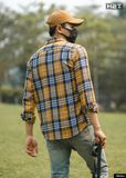  Sơ Mi Flannel Vải Dạ Kẻ Caro 1580 