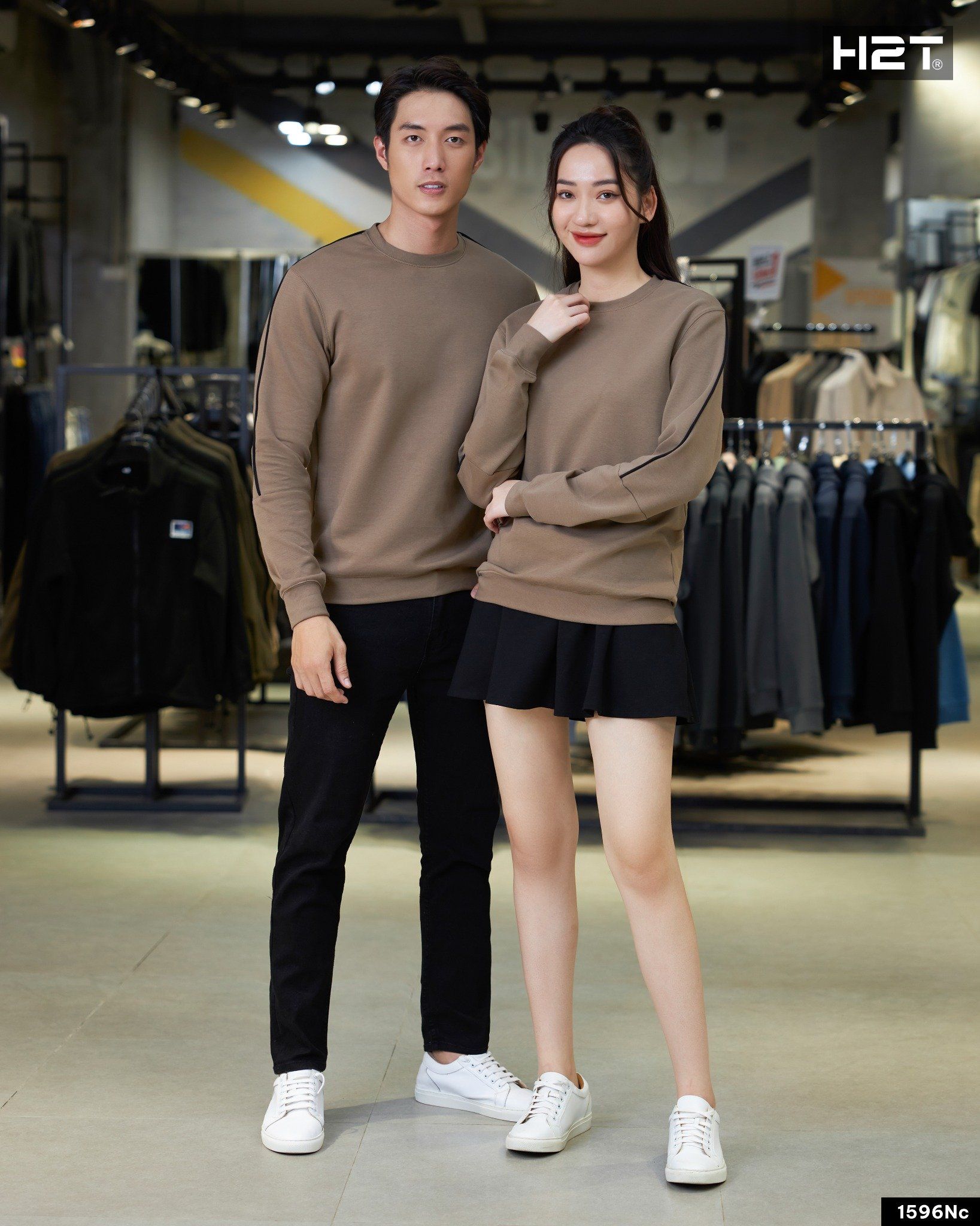 Áo Thun Nỉ Silky Phối Viền Tay 1596