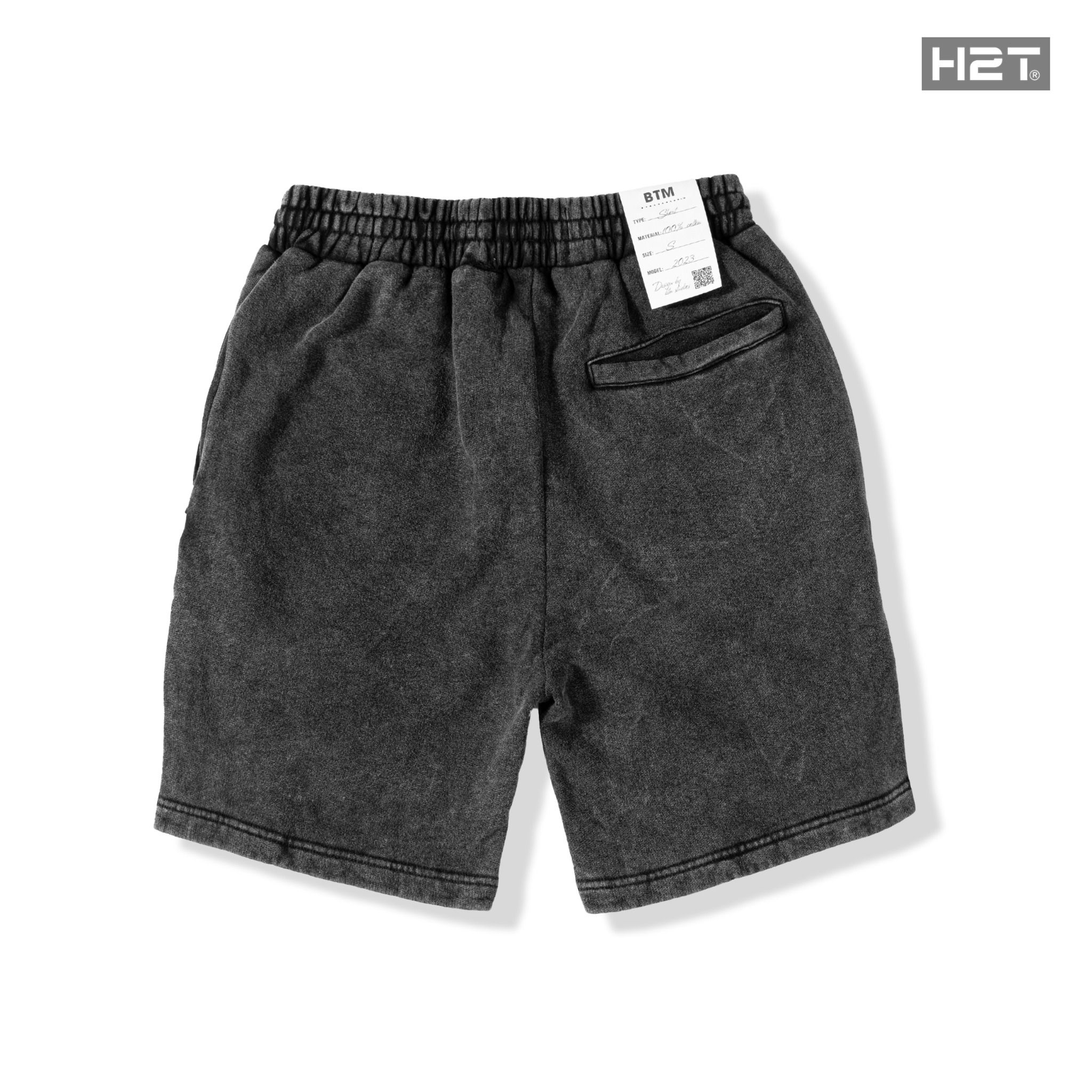  Quần Shorts Nỉ Wash Acid 1667 