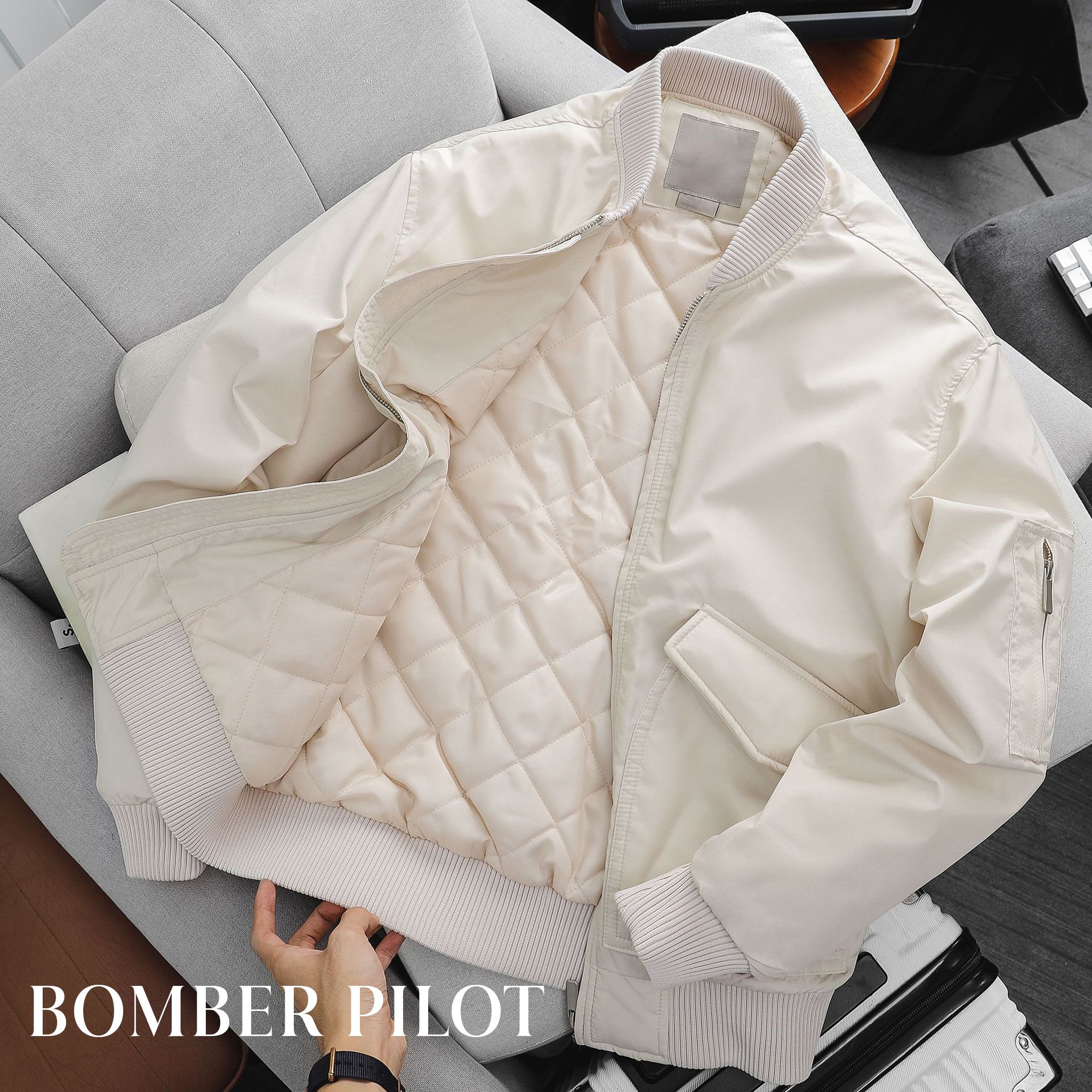 Áo Bomber N1680BcS