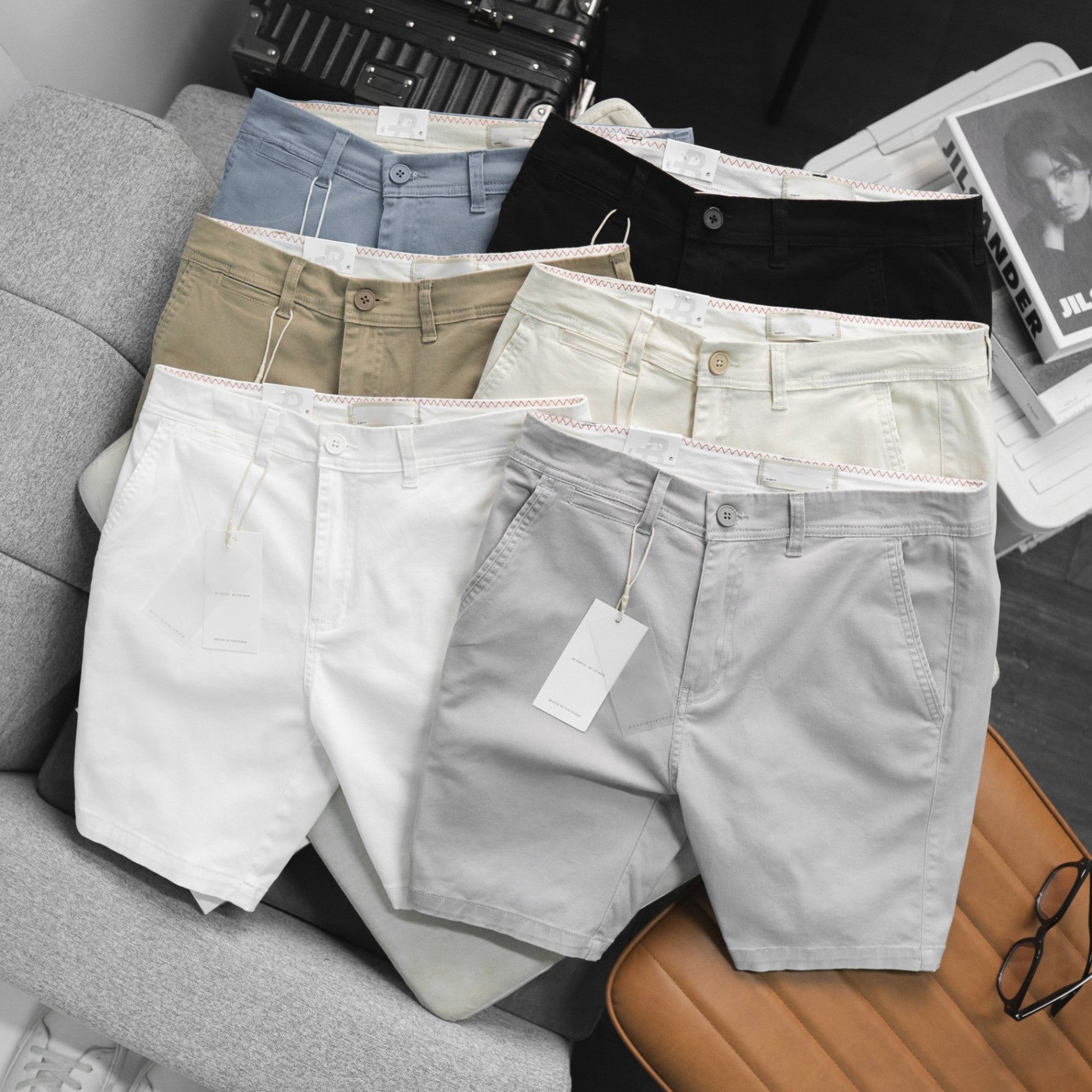 Quần Shorts Kaki Easy Basic 1728
