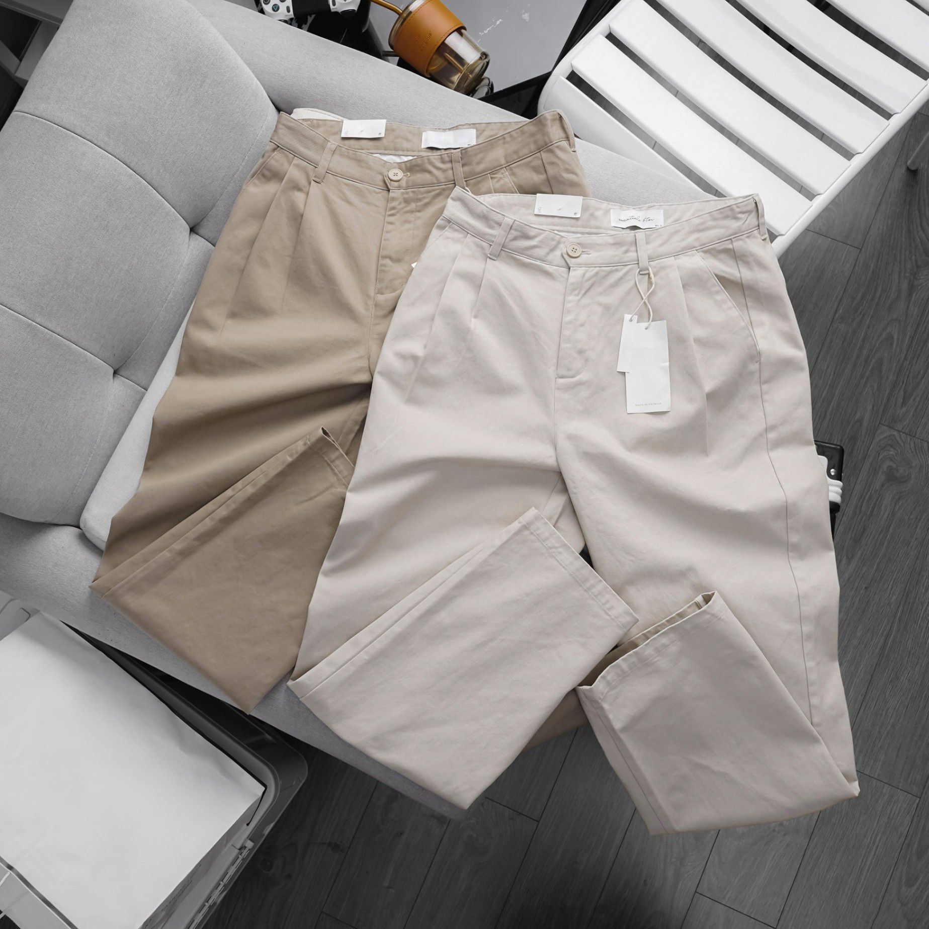 Quần Kaki Ống Suông Relaxed Straight Fit Pants 1767