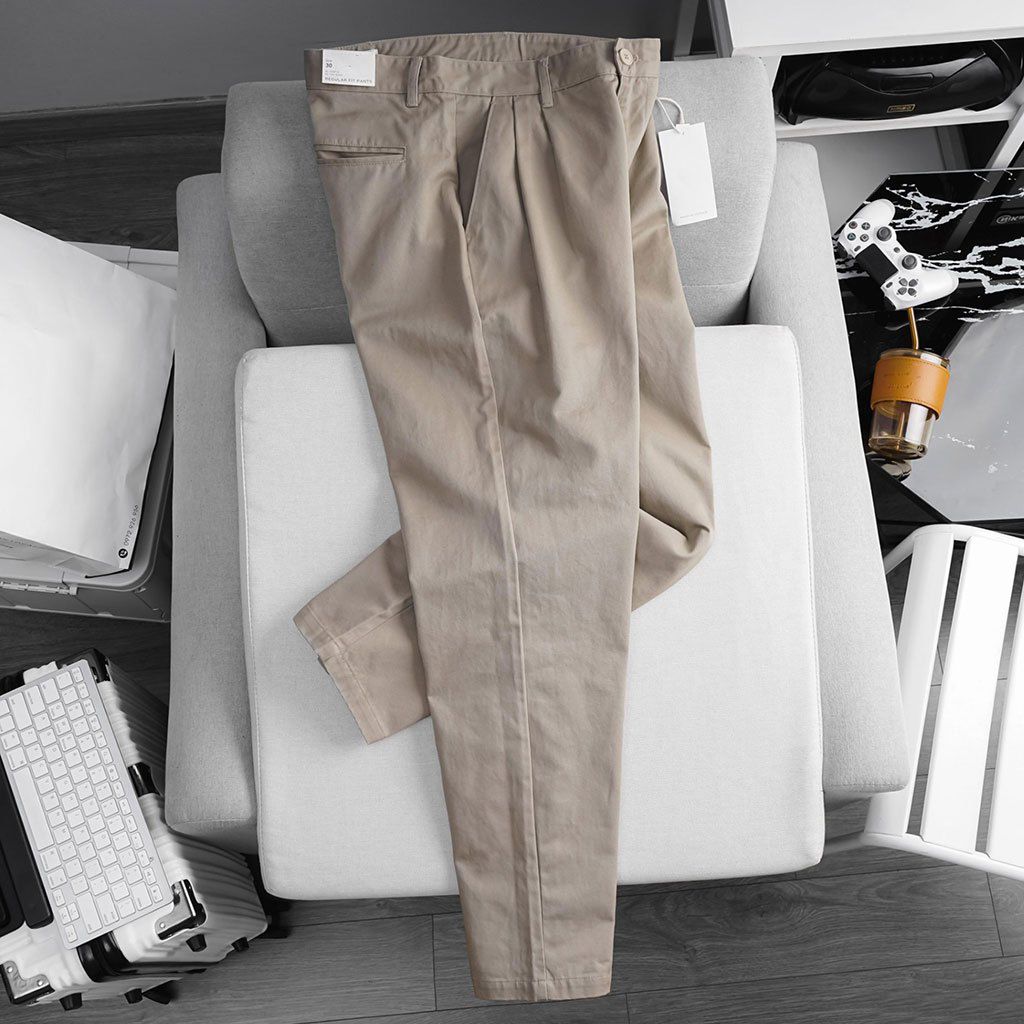 Quần Kaki Ống Suông Relaxed Straight Fit Pants 1767