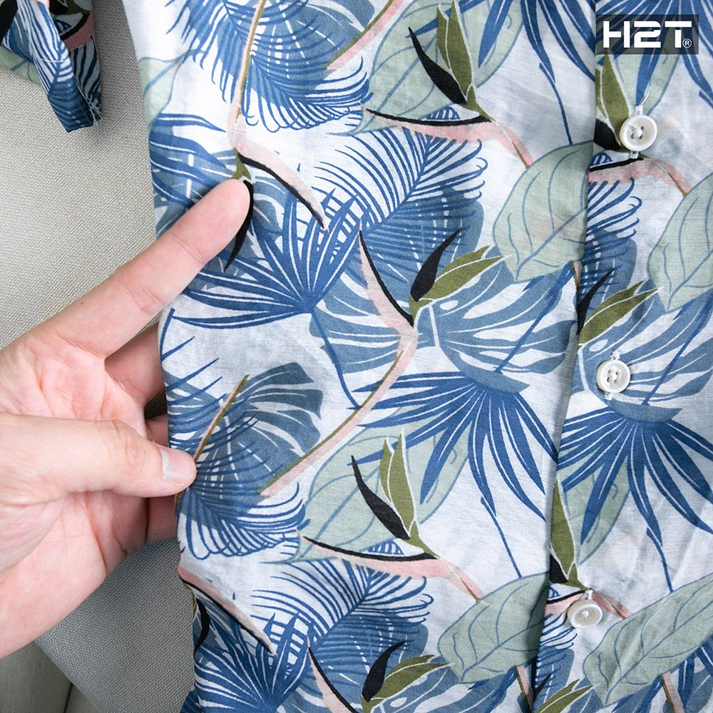 Sơ mi họa tiết ngắn tay SM 1080