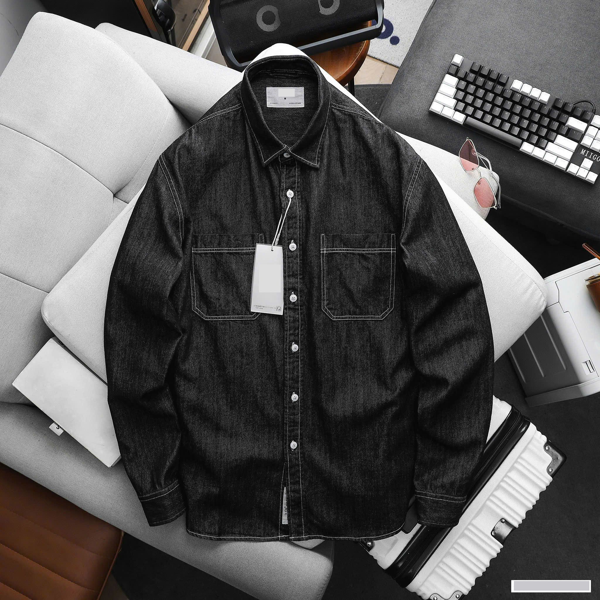 Áo Sơ Mi Denim Shirt Two Pocket 1857