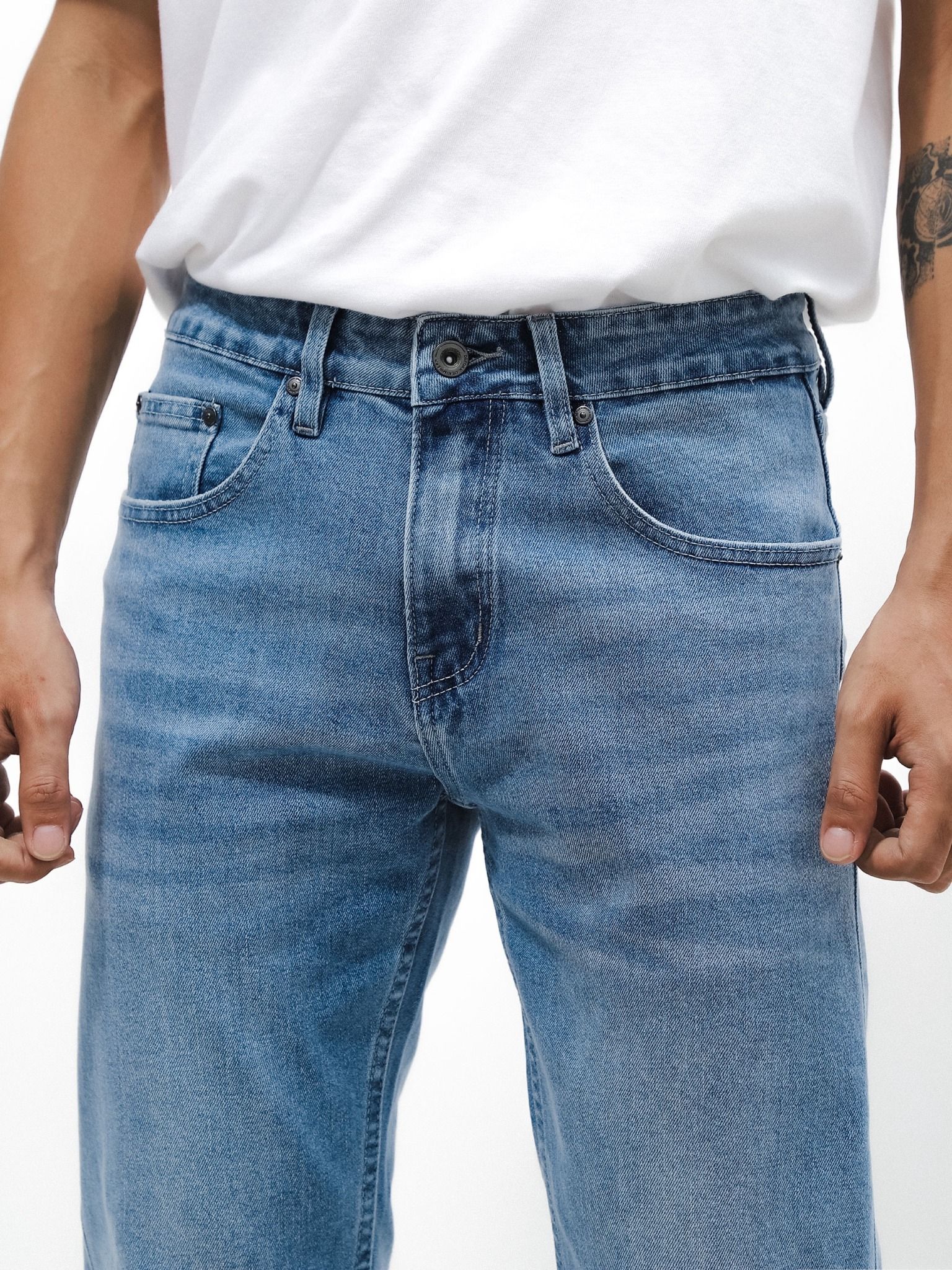 Quần Jean Regular Fit Light Blue 1745