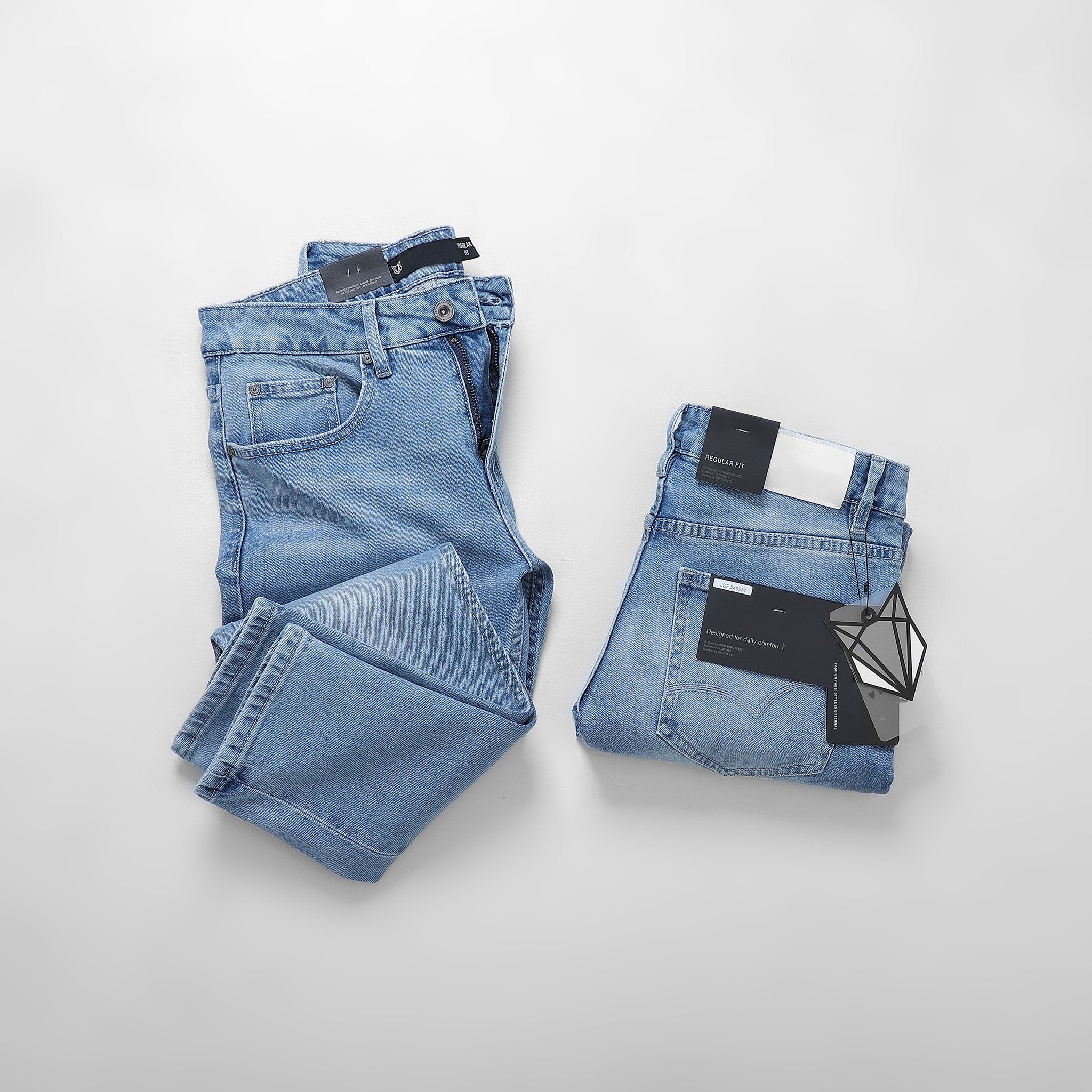 Quần Jean Regular Fit Light Blue 1745