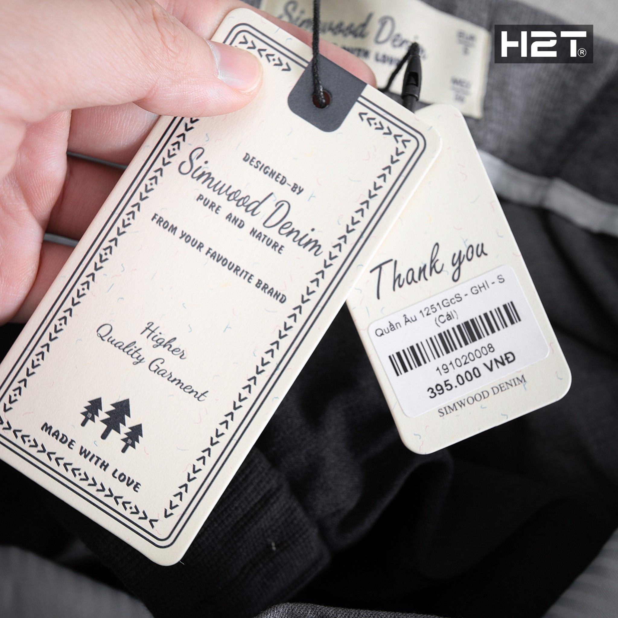 Quần Âu Simwood Denim stripe 1251