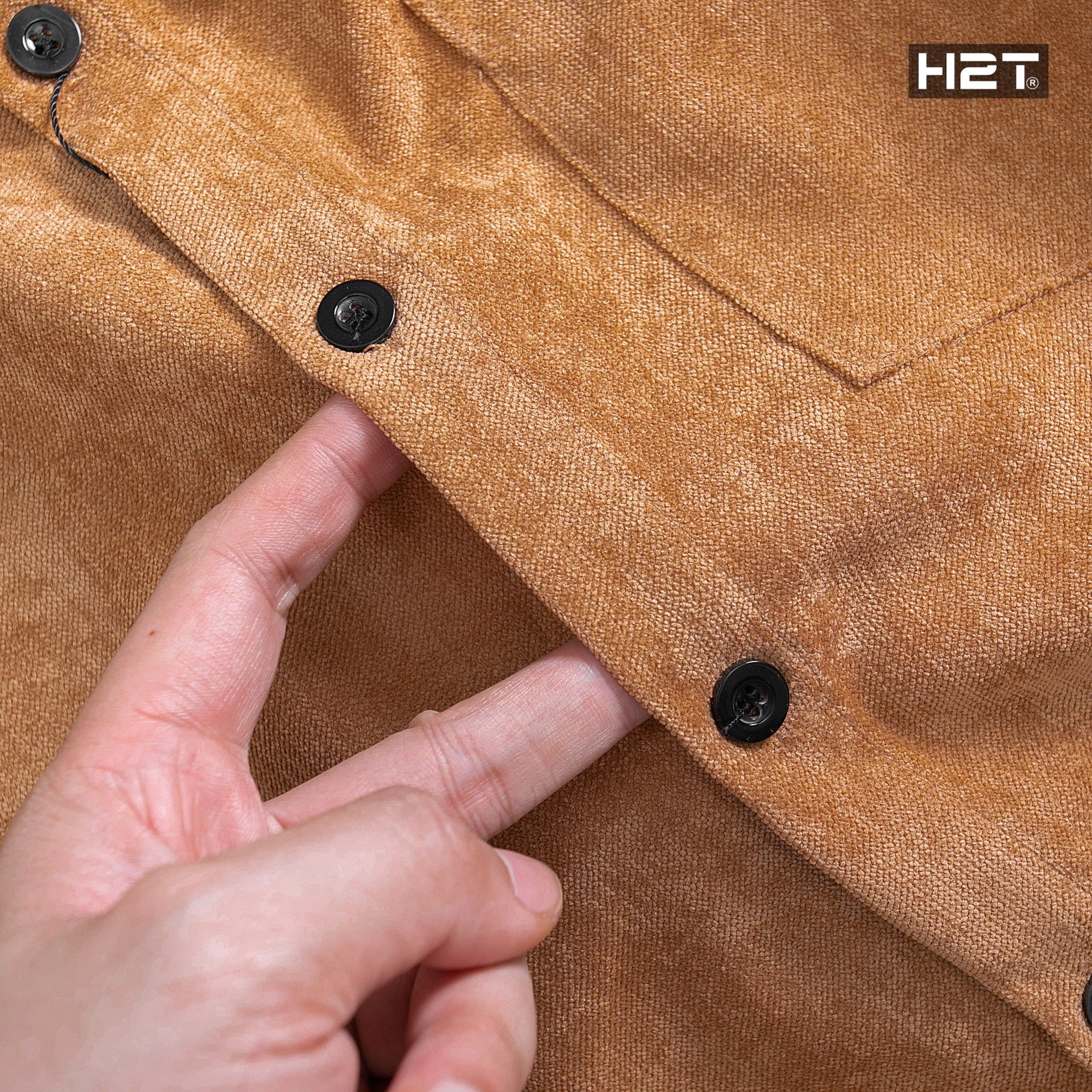 Áo Sơ Mi velvet brown 1432