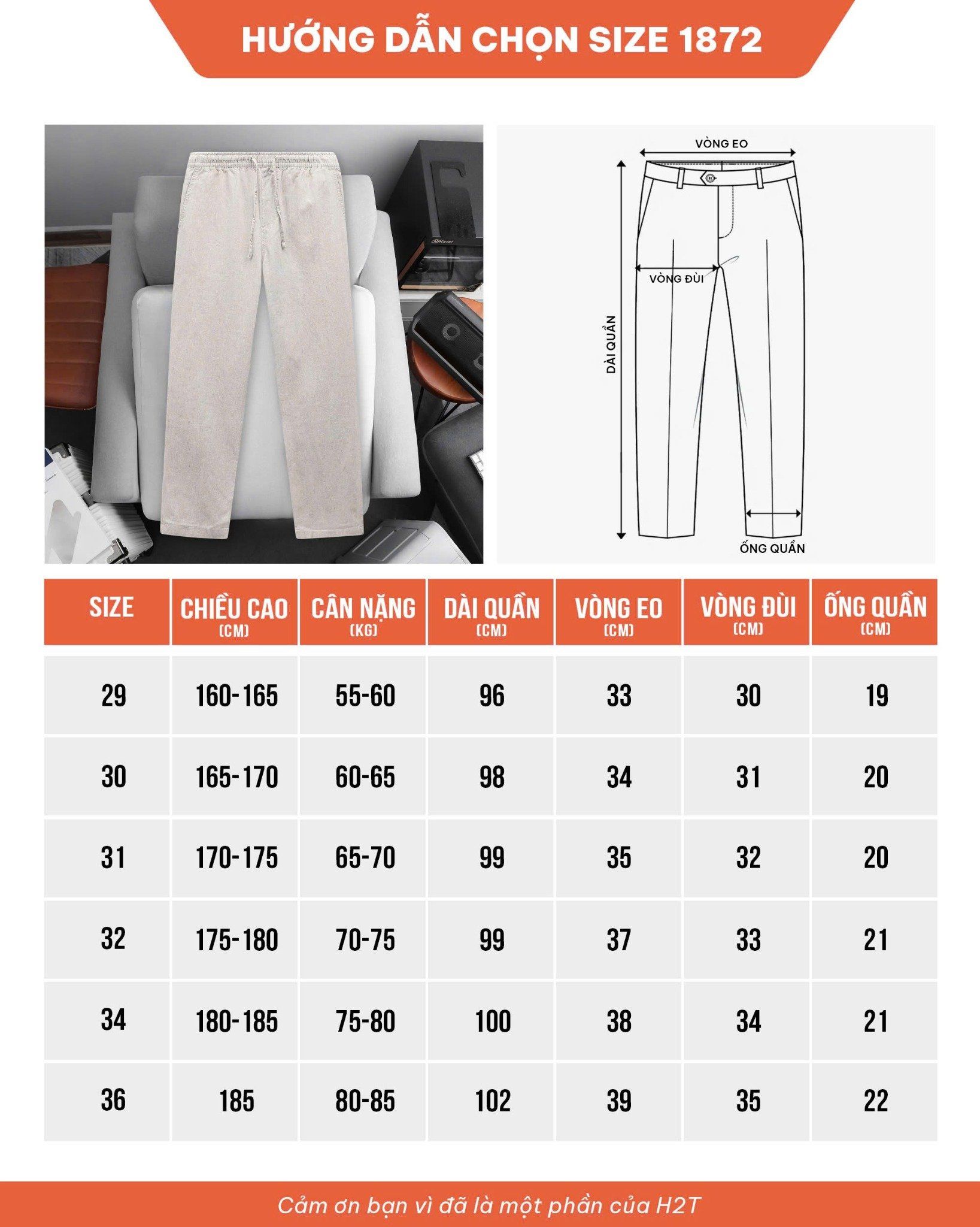 Quần Đũi Ống Đứng Flow Pant 1872