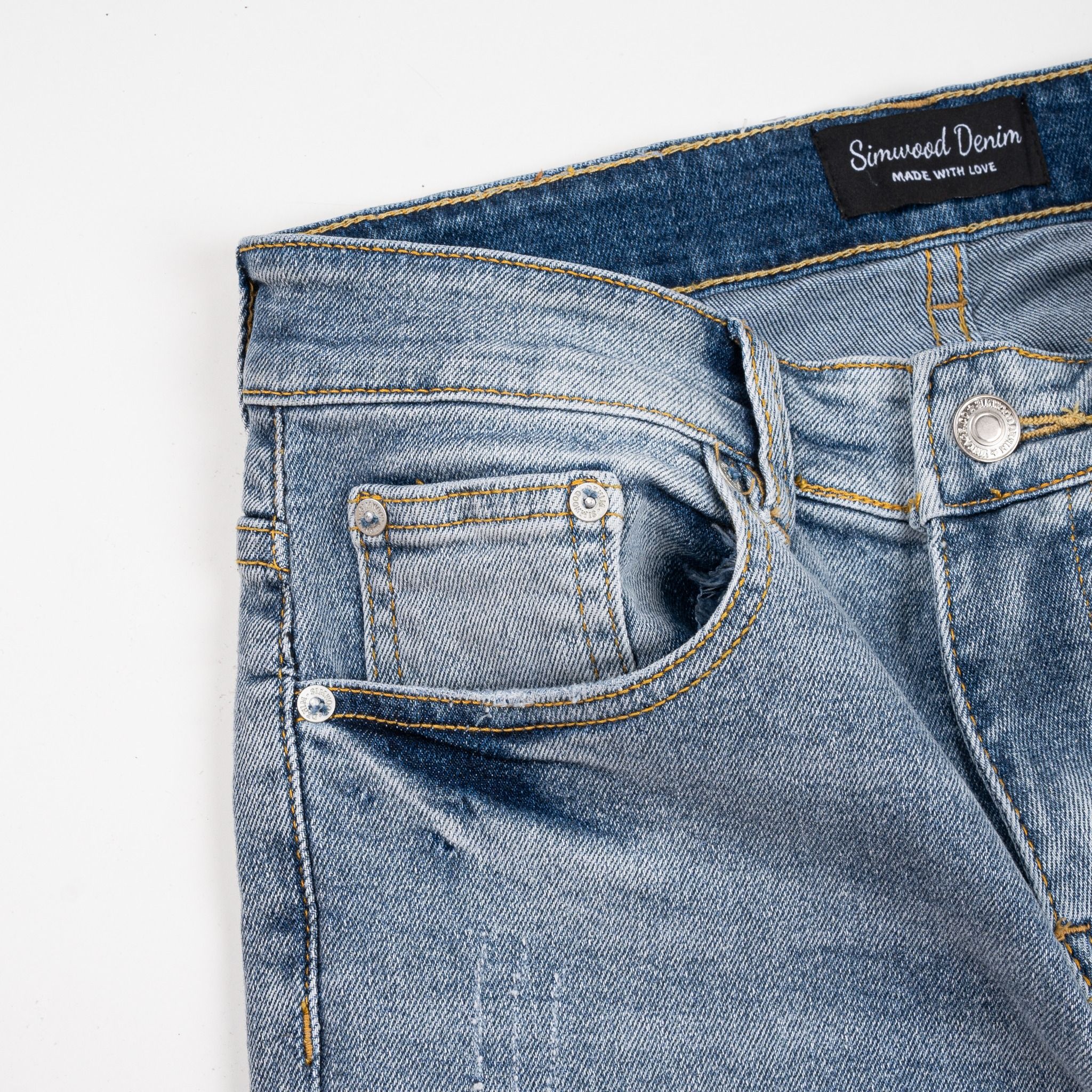 Quần Jeans Slim Tapper Light Blue 1607