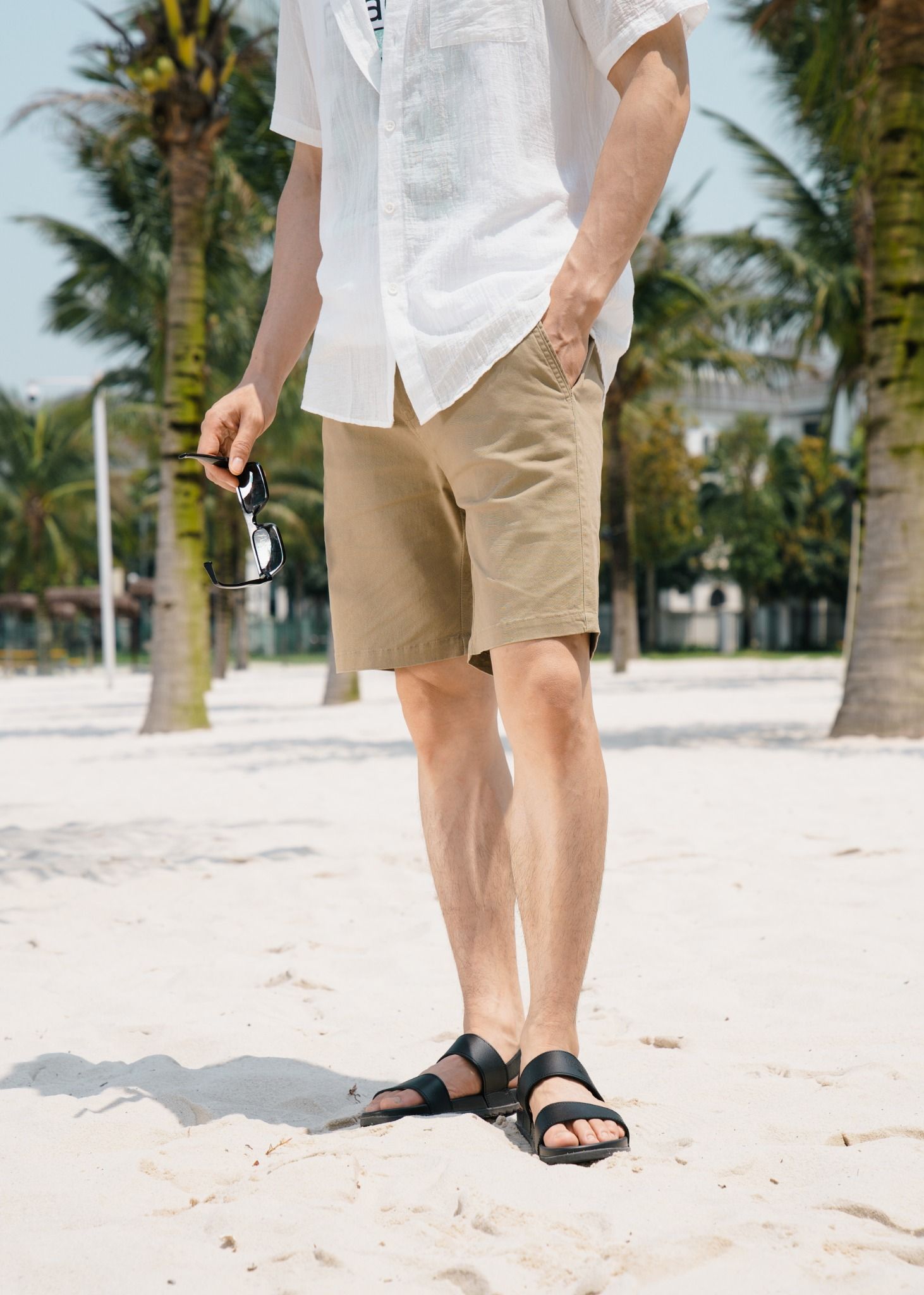 Quần Shorts Kaki Easy Basic 1728