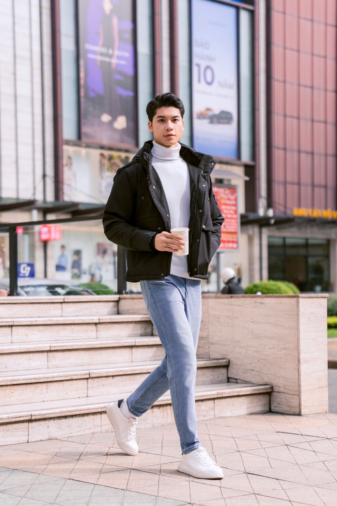 Áo Khoác Parka Chần Bông Simwood Denim 1698