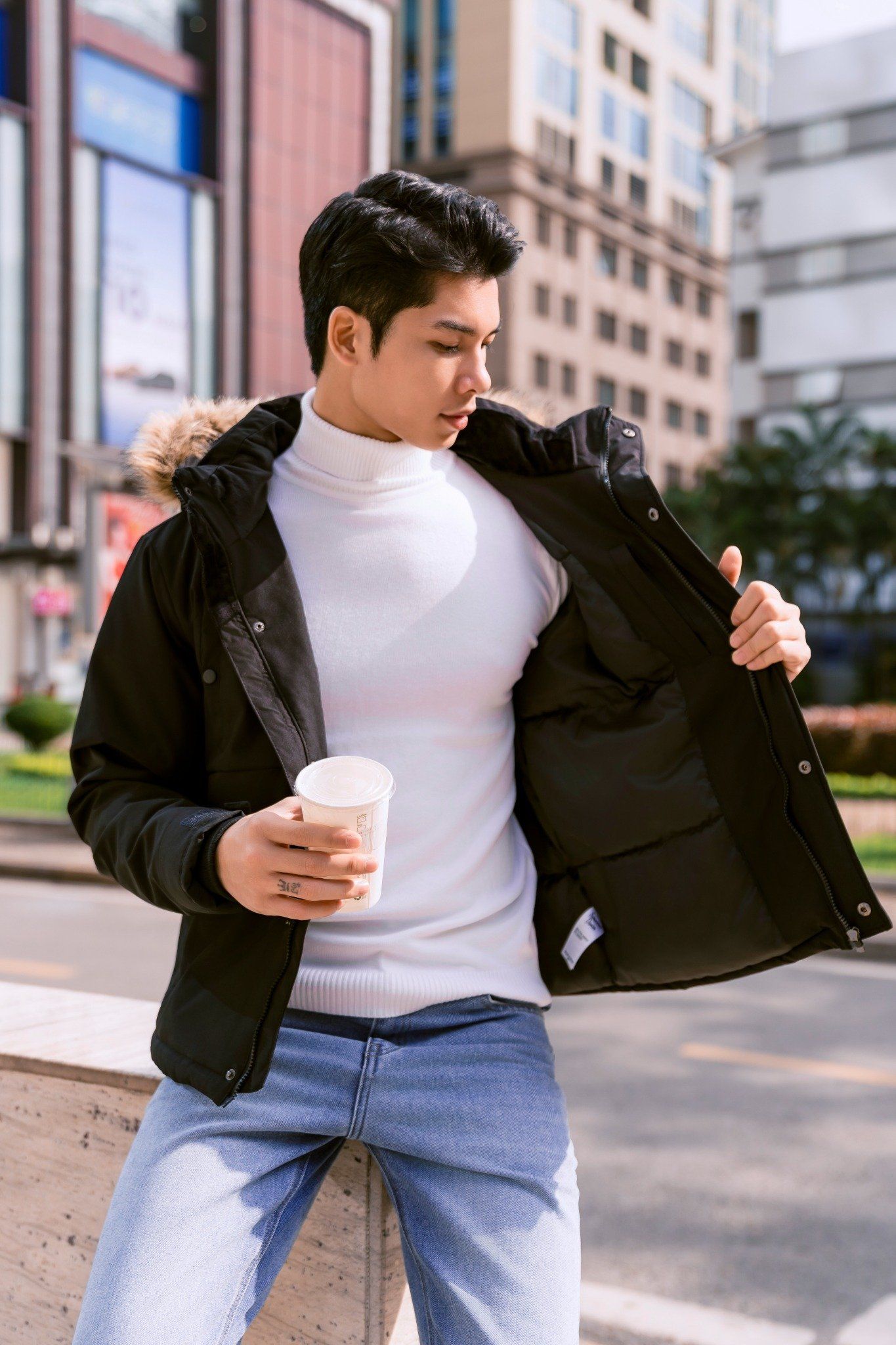 Áo Khoác Parka Chần Bông Simwood Denim 1698