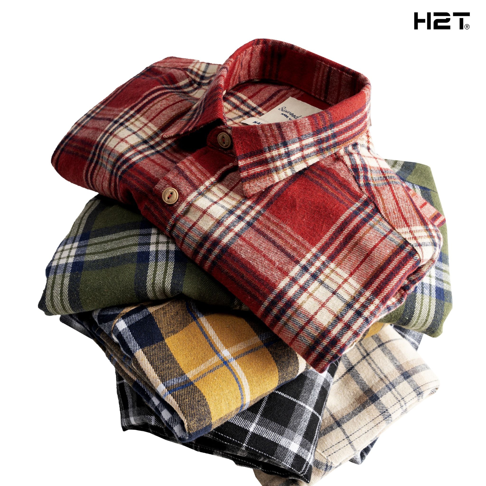  Sơ Mi Flannel Vải Dạ Kẻ Caro 1580 