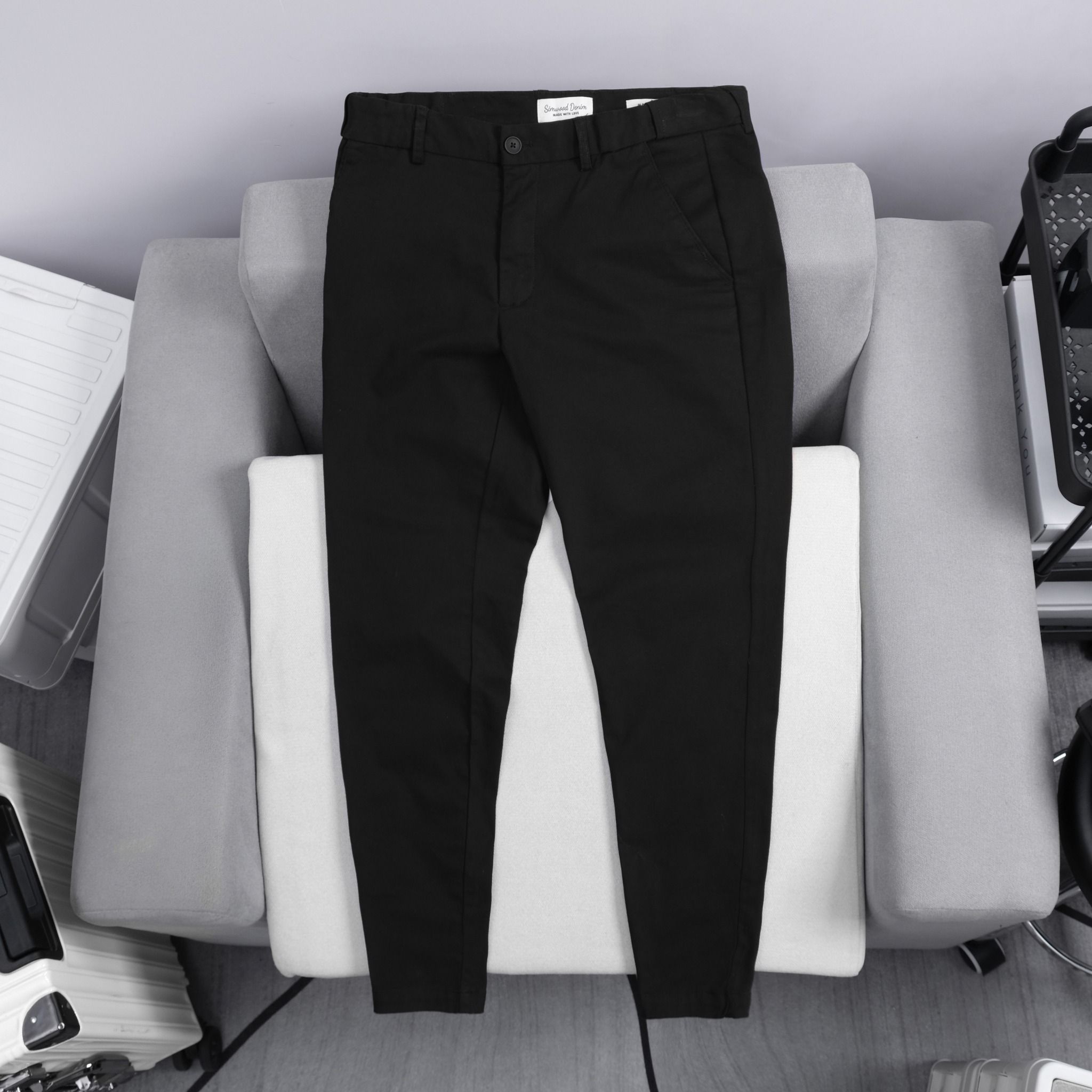 Quần Kaki Smart Fit Lưng Thun Ẩn Simwood Denim 1717