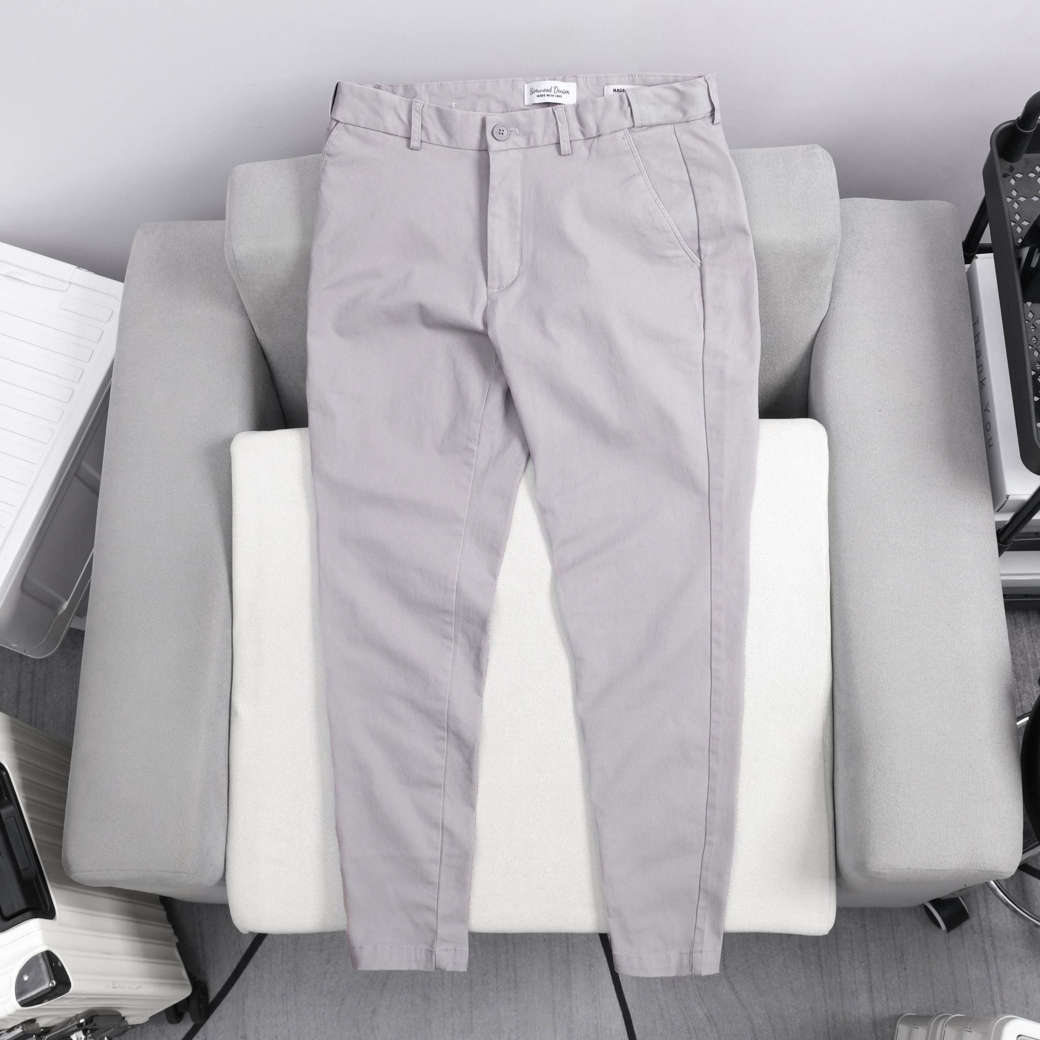 Quần Kaki Smart Fit Lưng Thun Ẩn Simwood Denim 1717