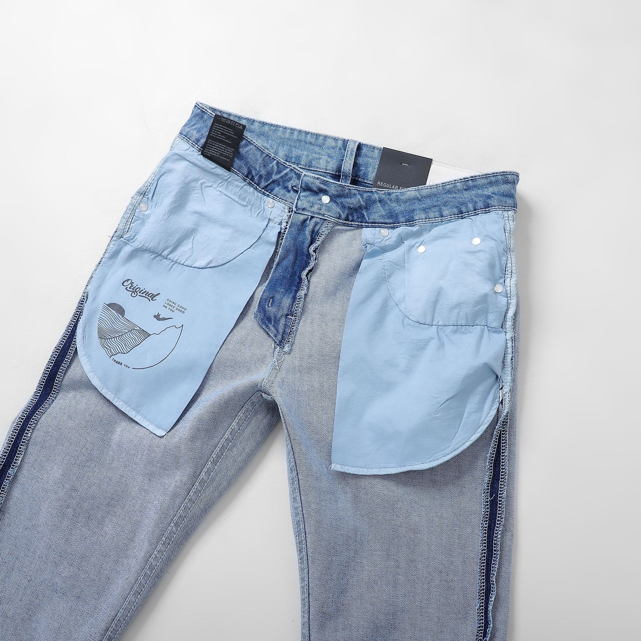 Quần Jean Regular Fit Light Blue 1745
