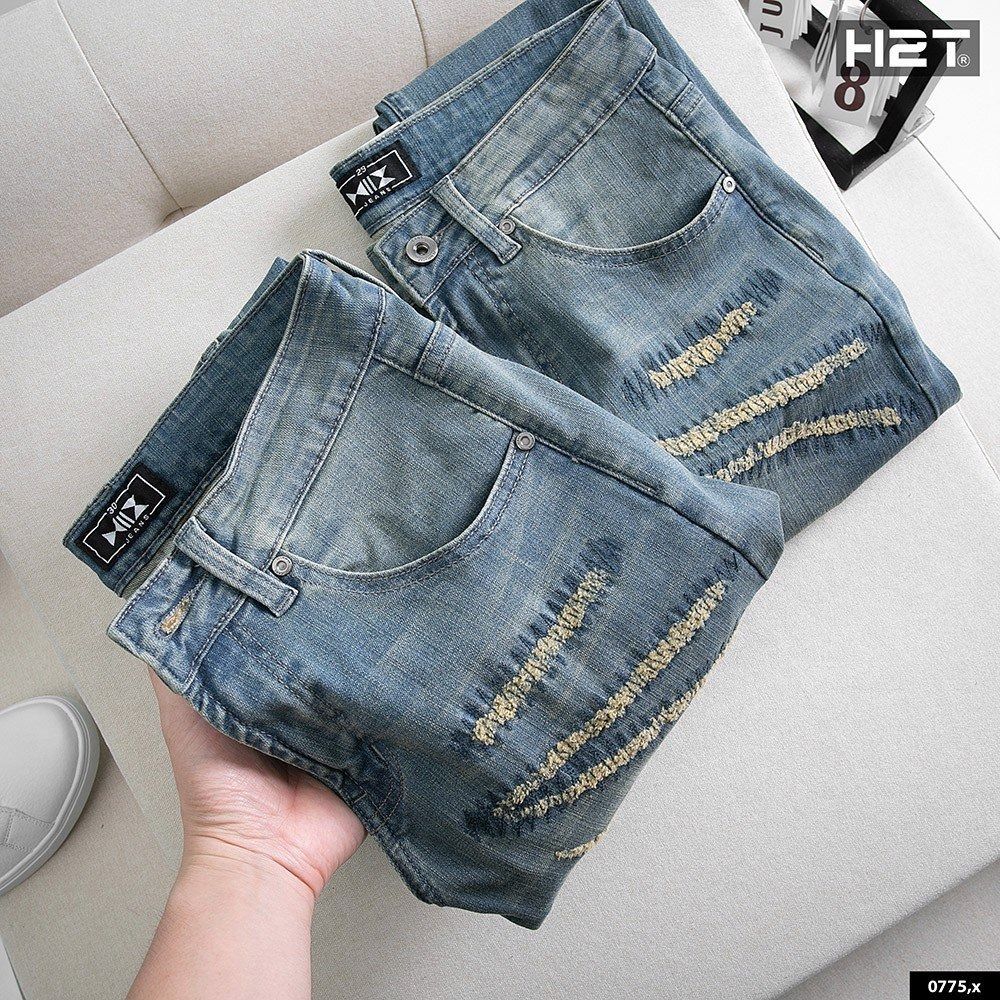 Quần jeans nam rách Q - 0775