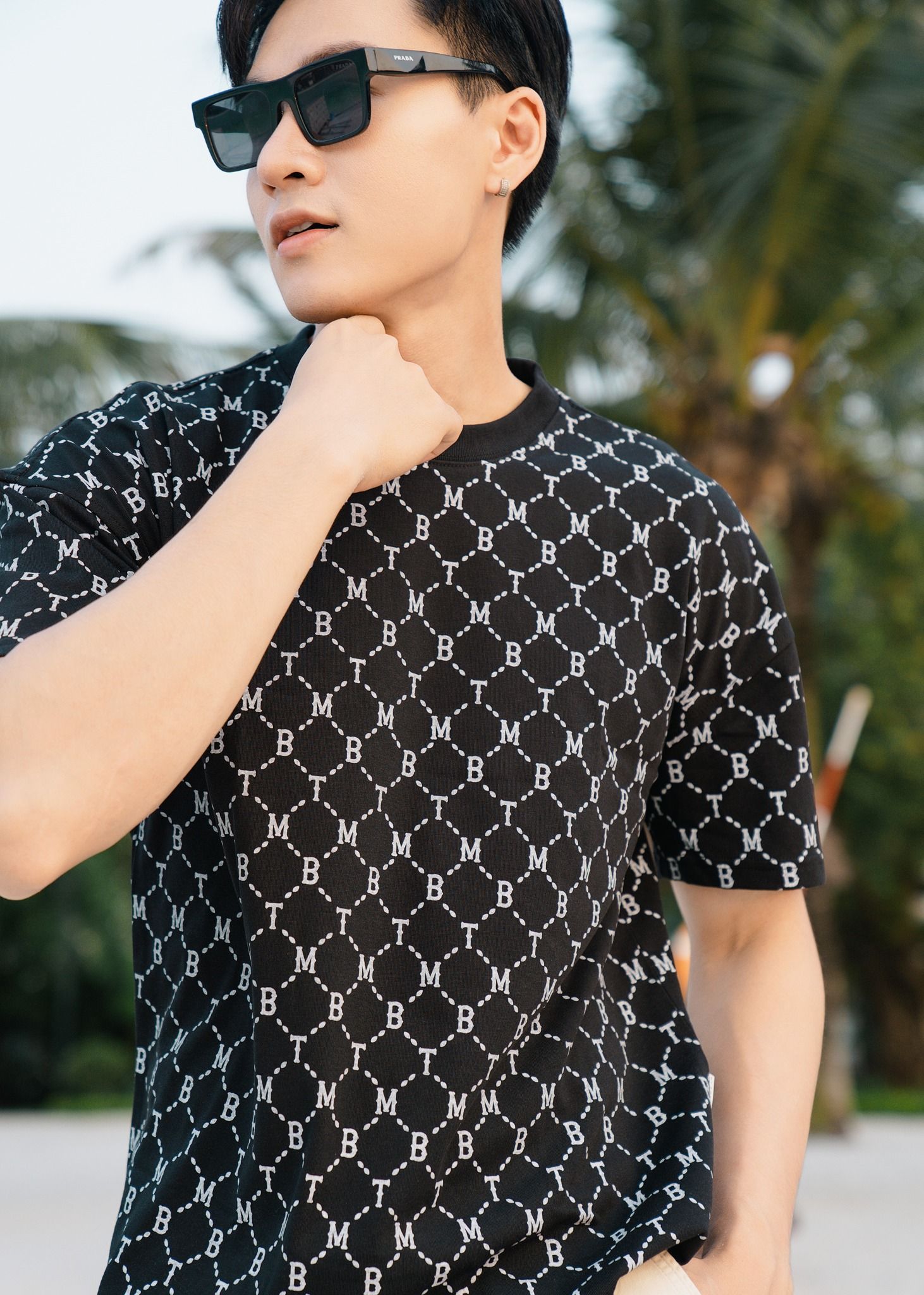  Áo Thun Họa Tiết Monogram T-shirts 1727 