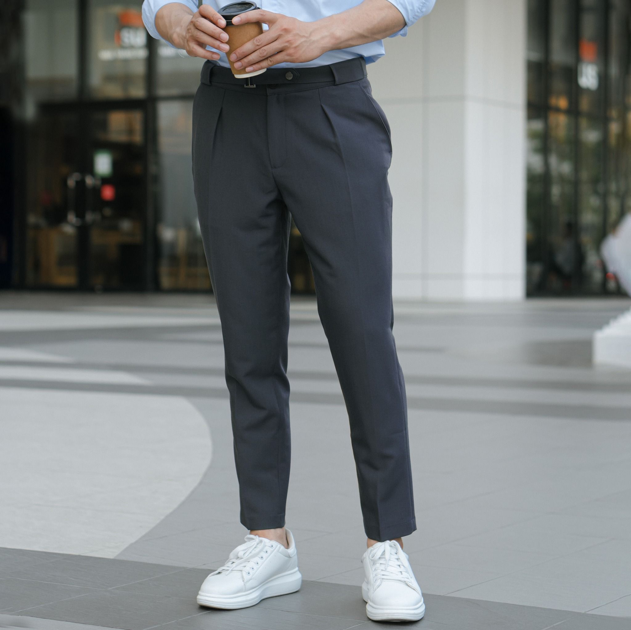 Quần Âu Simwood Belted Pants 1640