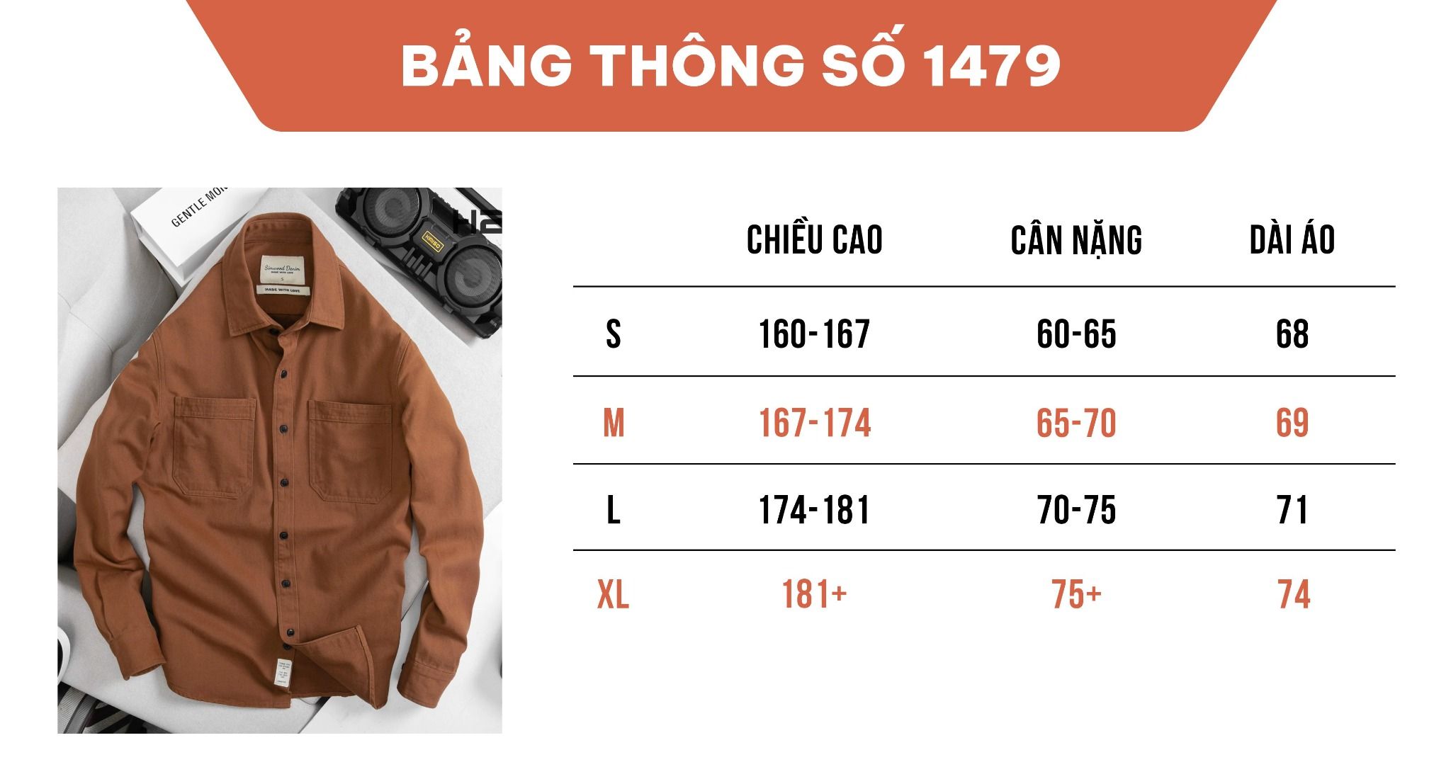 Áo Sơ Mi Simwood Denim 1479