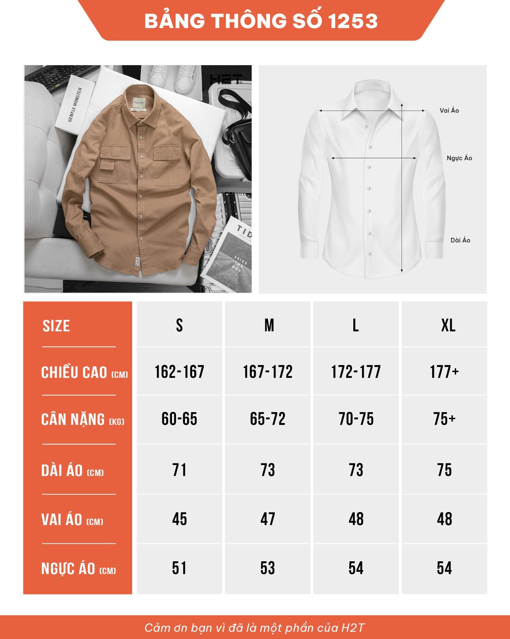 Áo sơ mi Simwood Denim HAI TÚI ỐP 1253