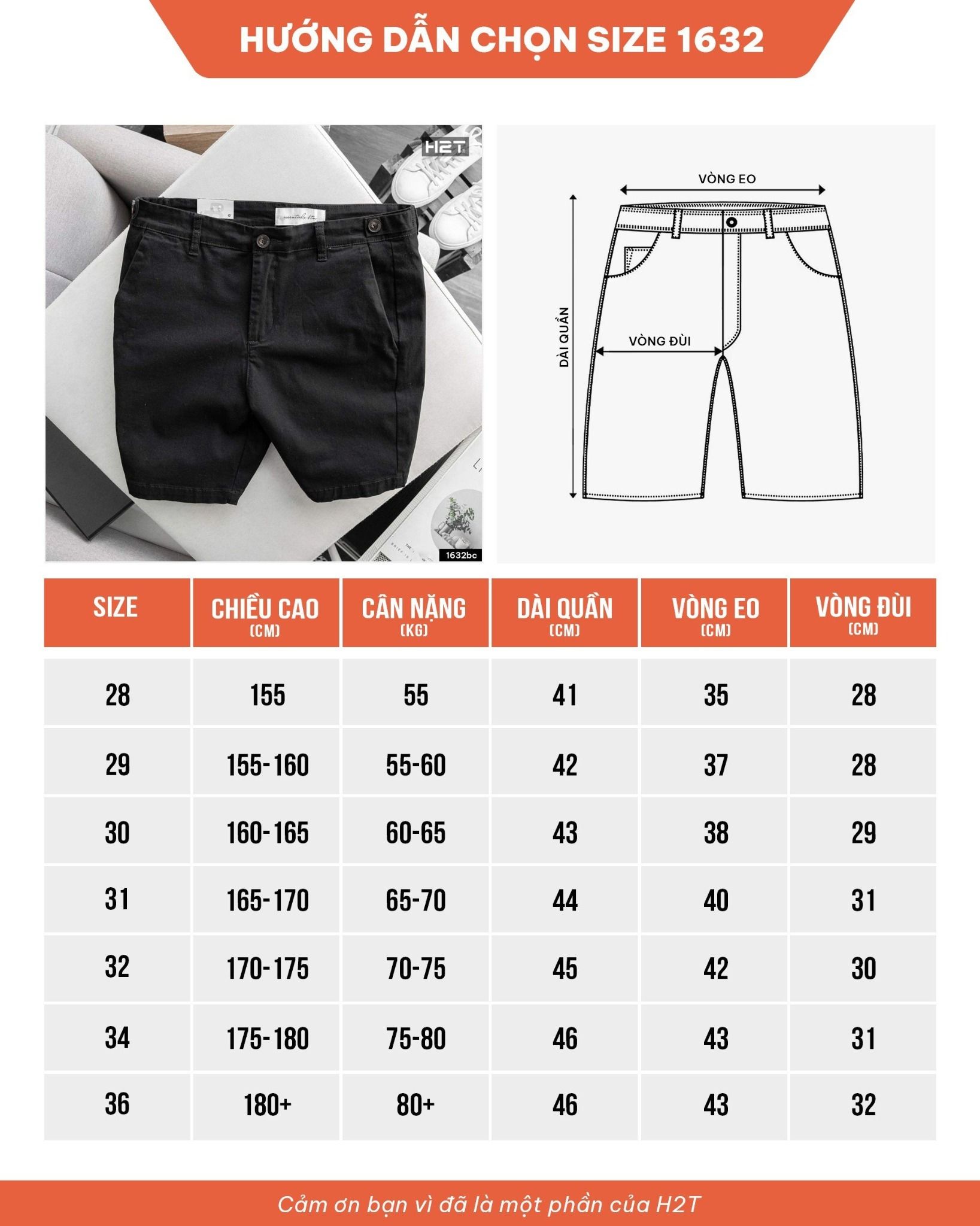  Quần Shorts Kaki Side Button 1632 