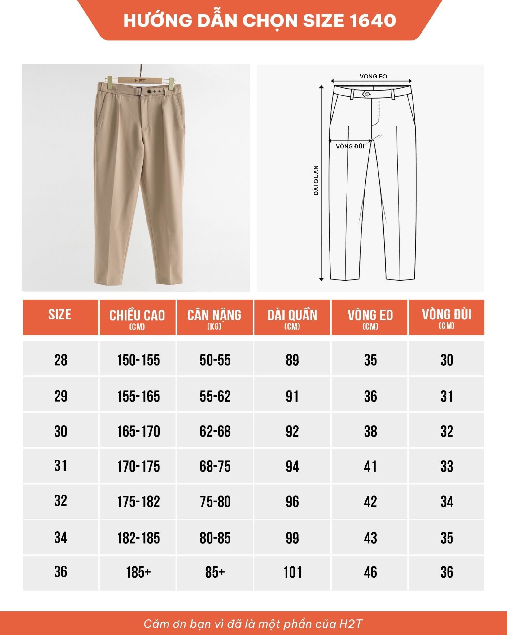 Quần Âu Simwood Belted Pants 1640