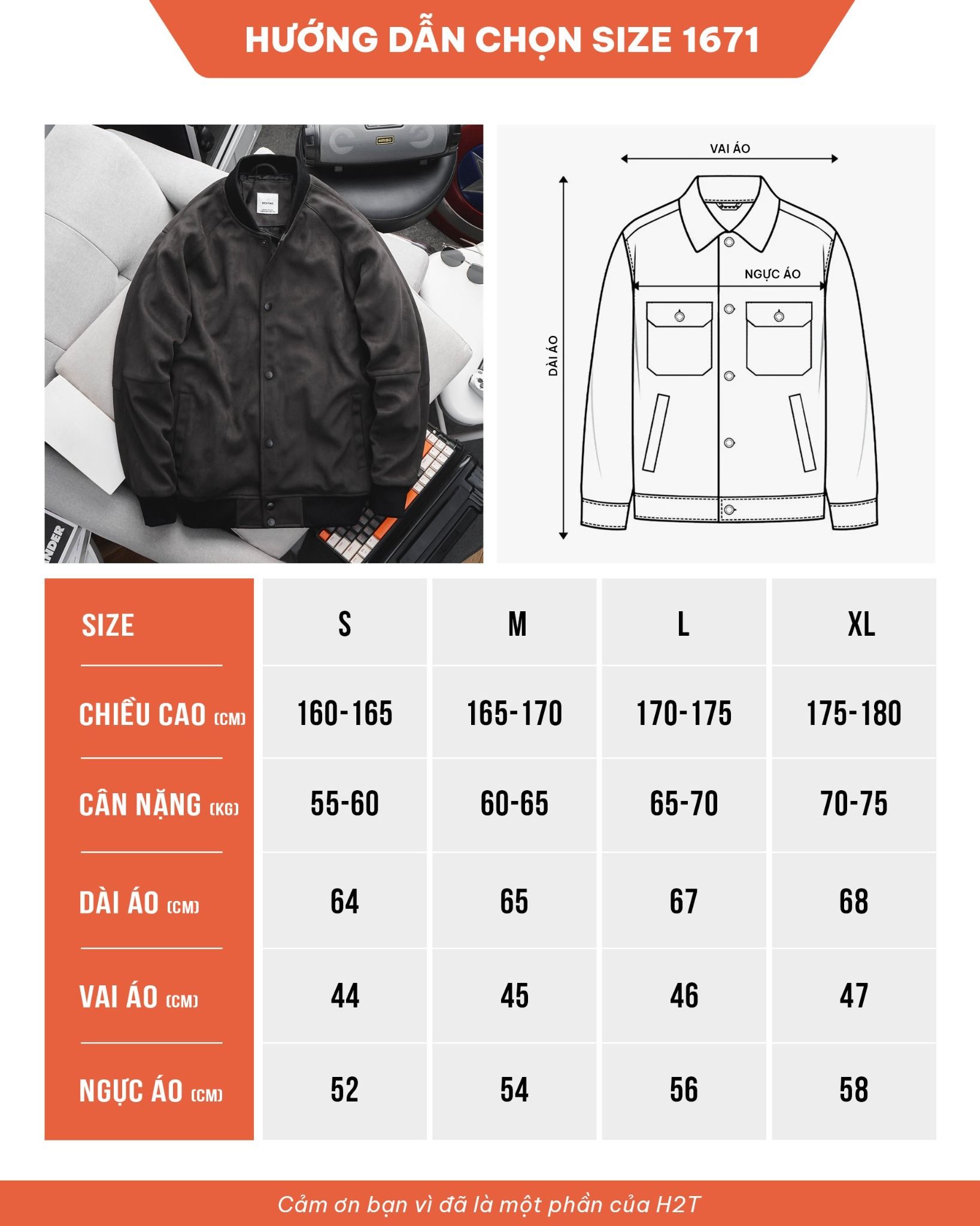 Áo Bomber T1671GđS