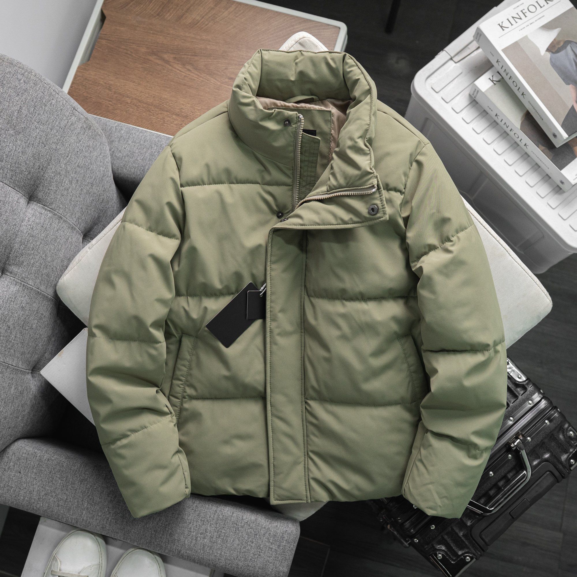 Áo Khoác Phao Puffer Jacket Chần Bông 3 Lớp 1684