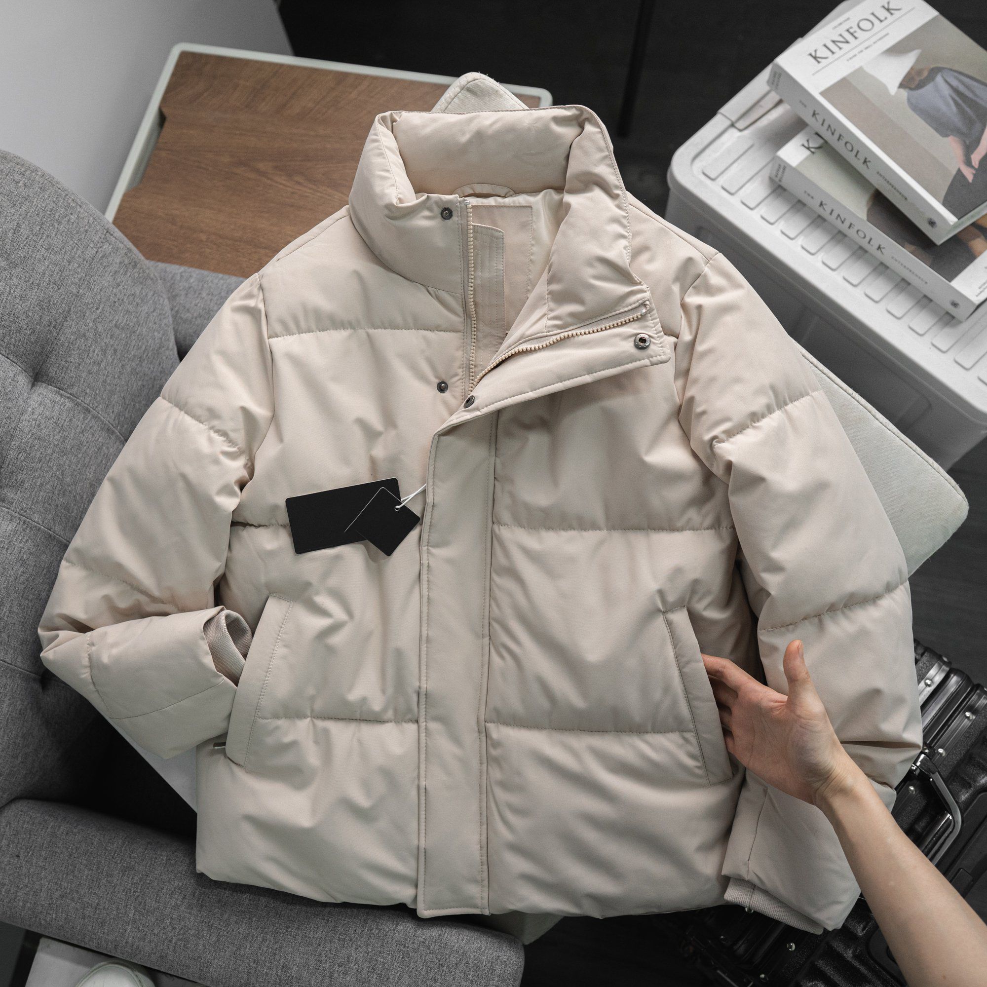 Áo Khoác Phao Puffer Jacket Chần Bông 3 Lớp 1684