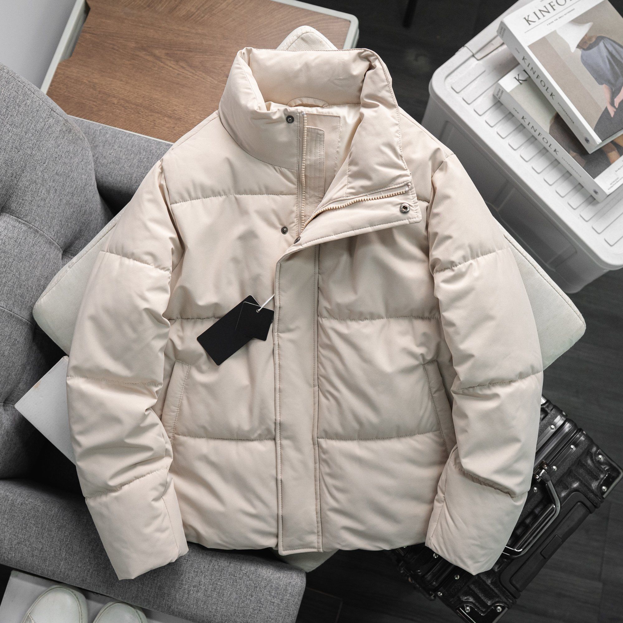 Áo Khoác Phao Puffer Jacket Chần Bông 3 Lớp 1684