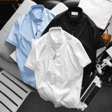  Áo Sơ Mi Cộc Tay Cotton Chống Nhăn Premium Shirts 1711 