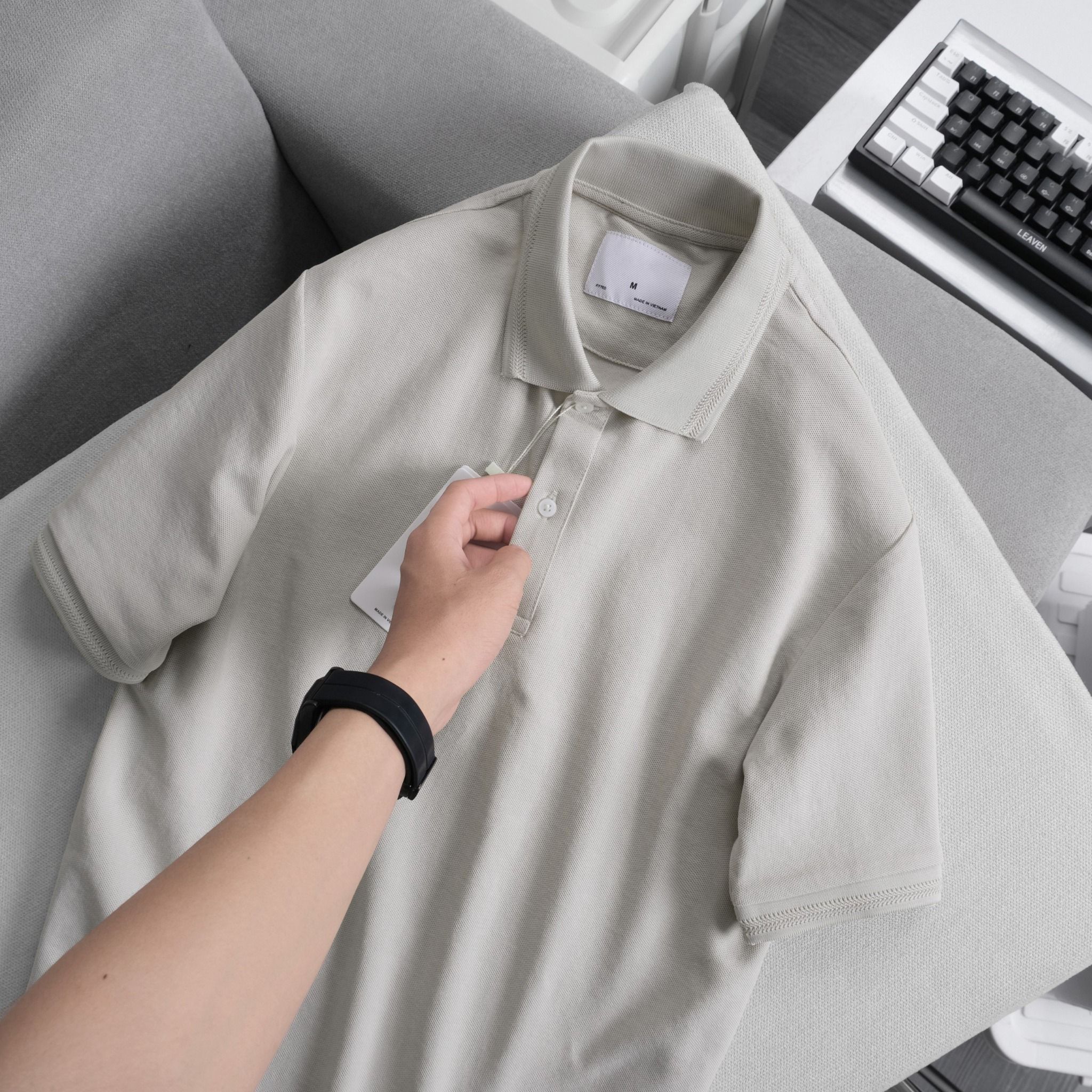 Áo Polo Lục Giác Premium Basic Color 1730