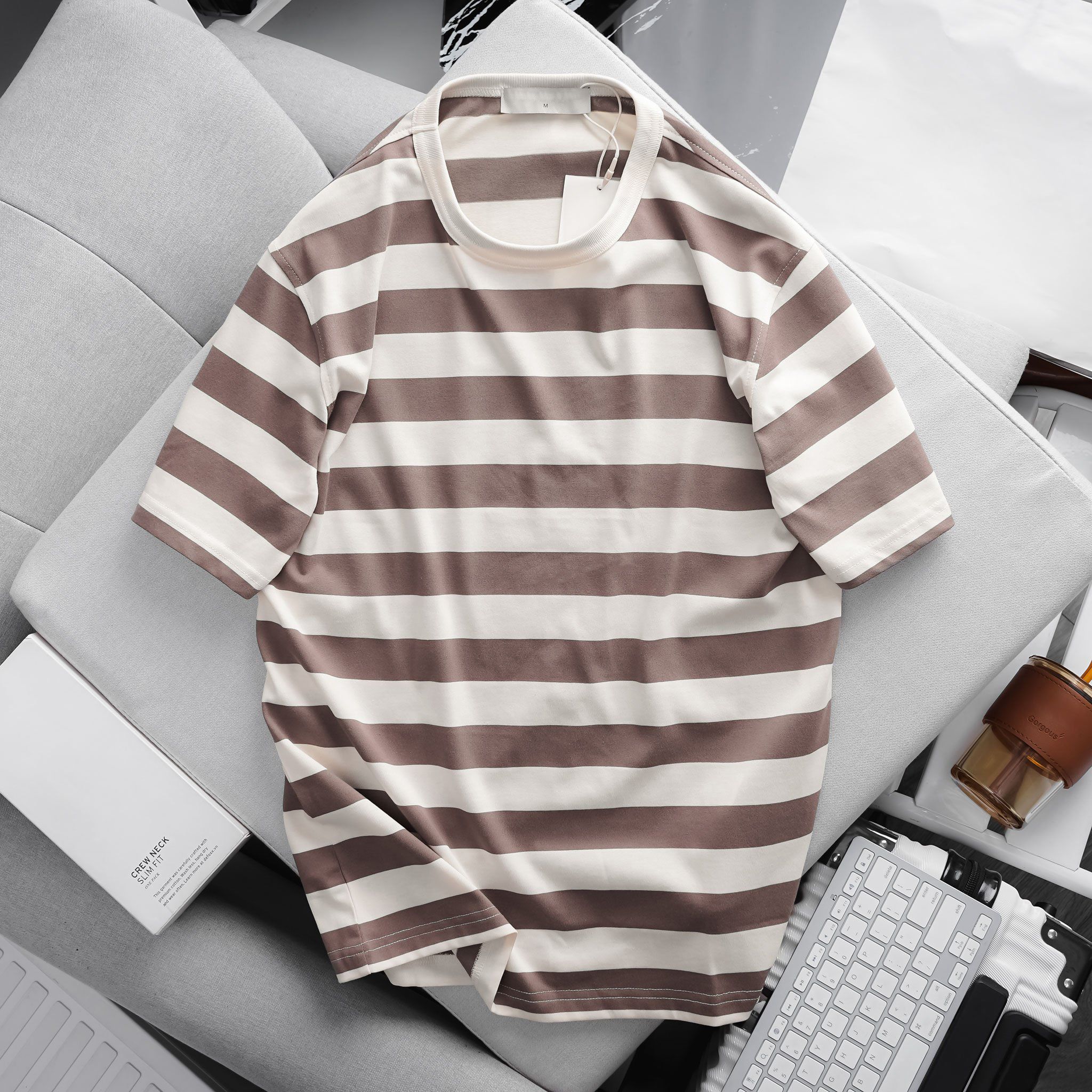 Áo Thun Sọc Ngang Bản To Horizontal Stripes 1743