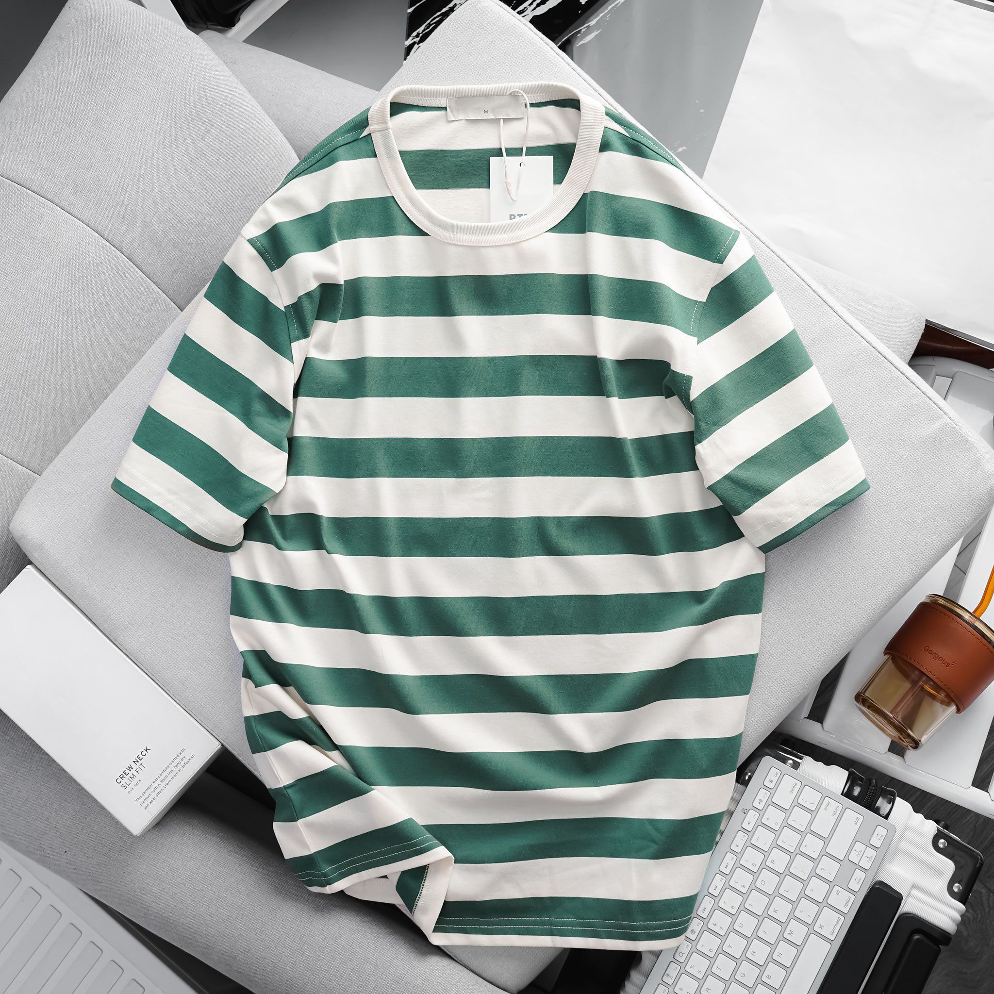 Áo Thun Sọc Ngang Bản To Horizontal Stripes 1743