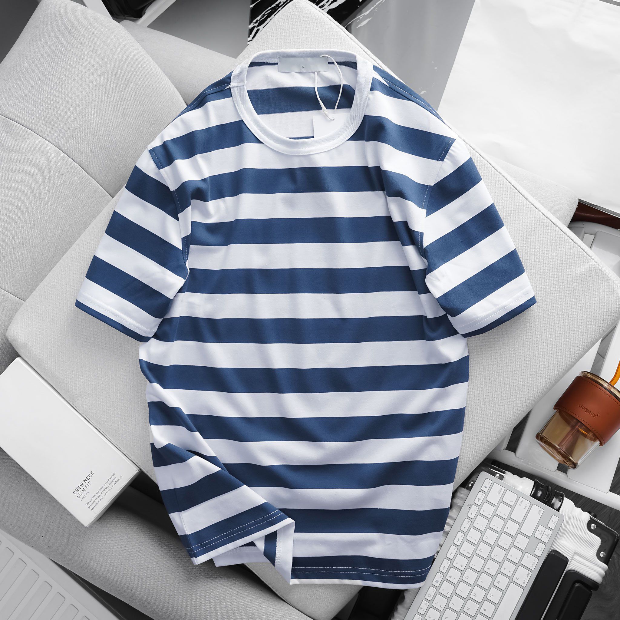 Áo Thun Sọc Ngang Bản To Horizontal Stripes 1743