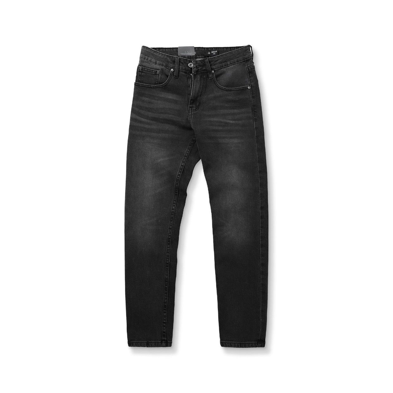 Quần Jeans Regular Fit Dark Grey Wash 1748
