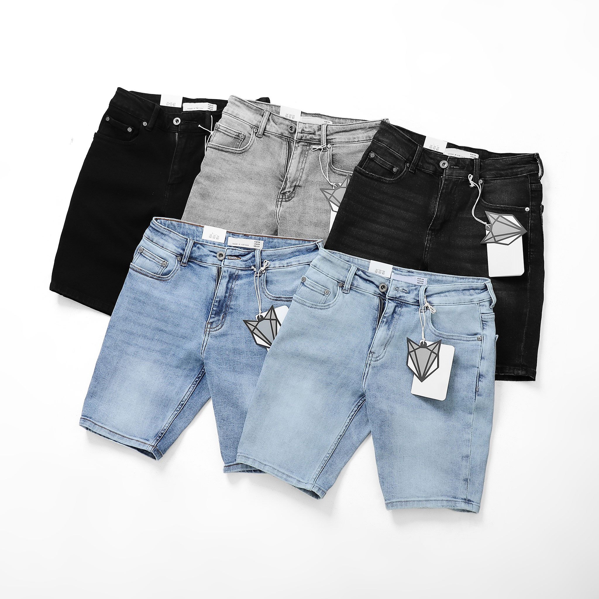 Quần Short Jeans SlimFit Multicolor 1754
