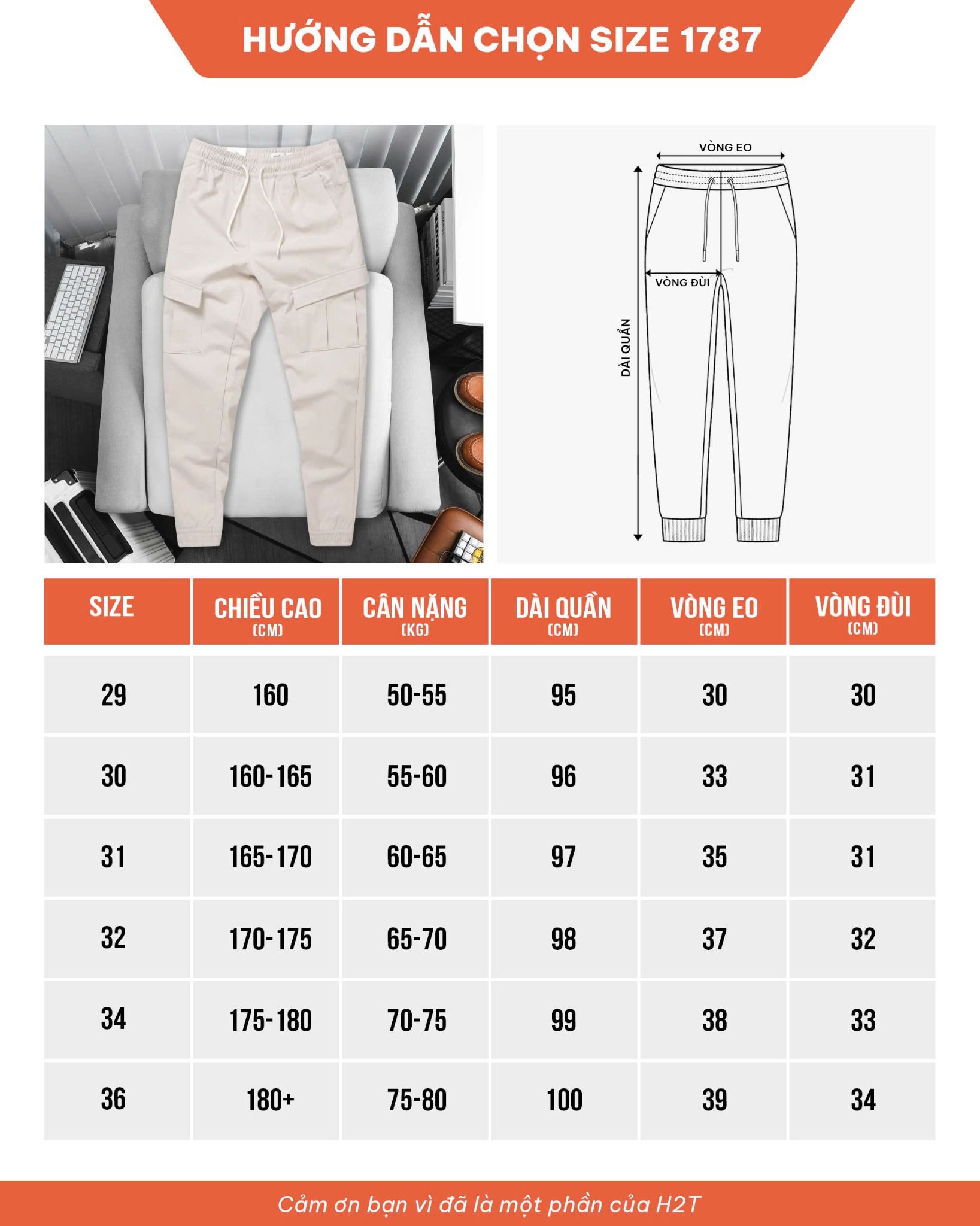 Quần Jogger Nỉ Bo Rib Basic 1787